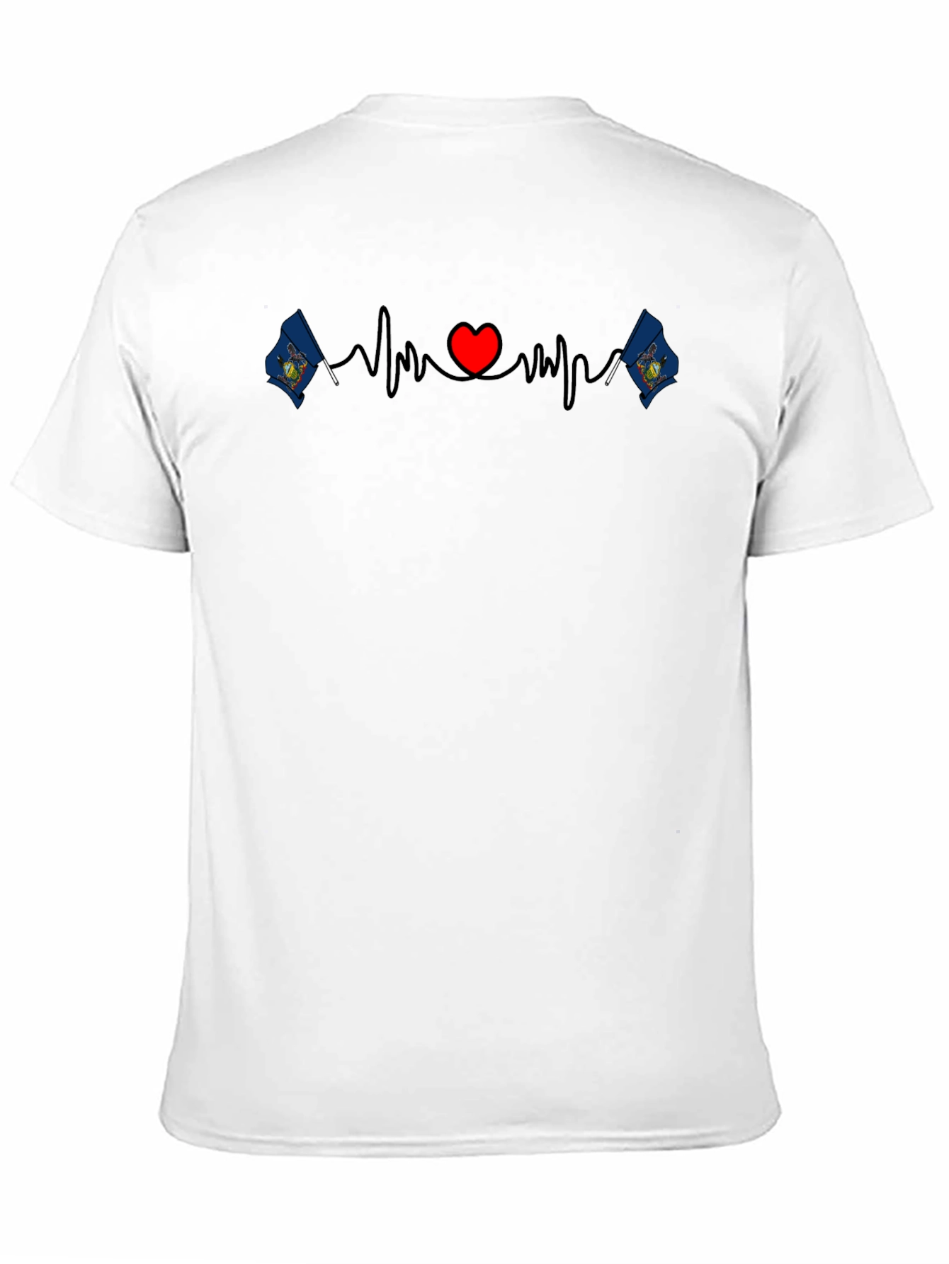 Michigan Love T-Shirt - State Pride Heartbeat Tee