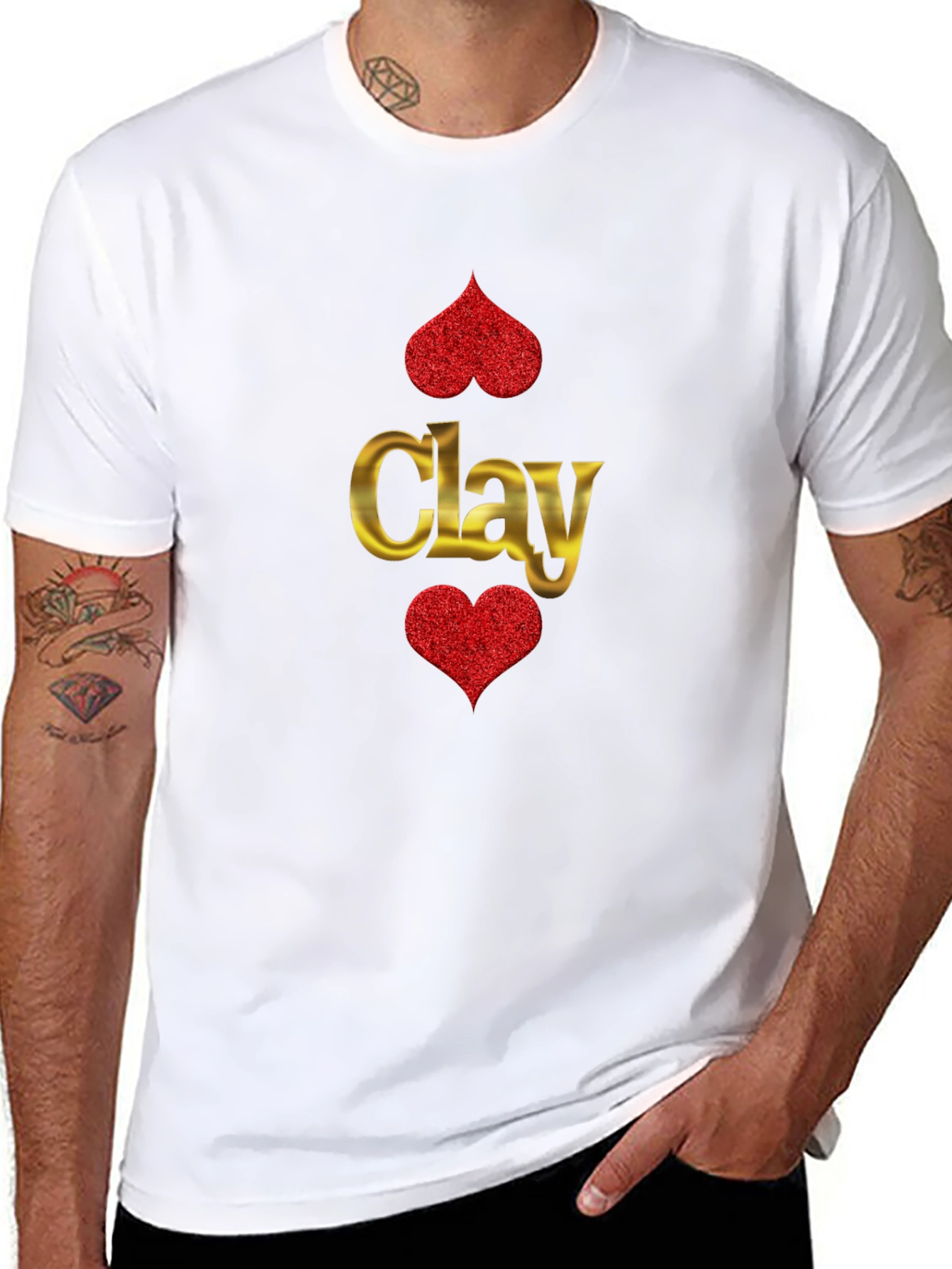Clay Ace of Hearts Graphic Tee