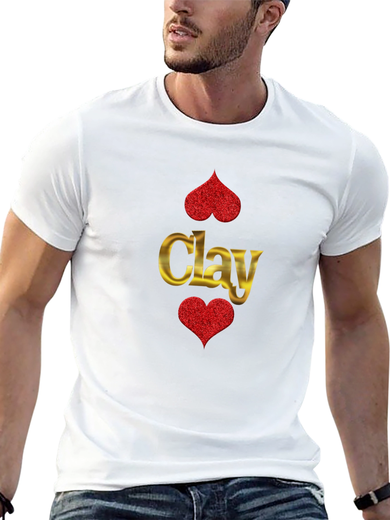 Clay Ace of Hearts Graphic Tee