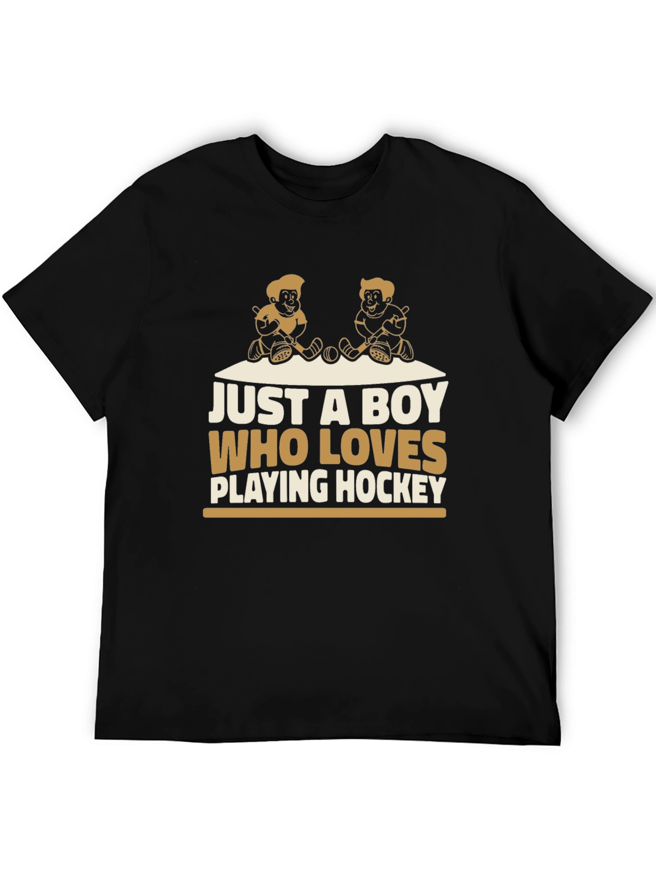 Just a Boy Who Loves Playing Hockey T-Shirt