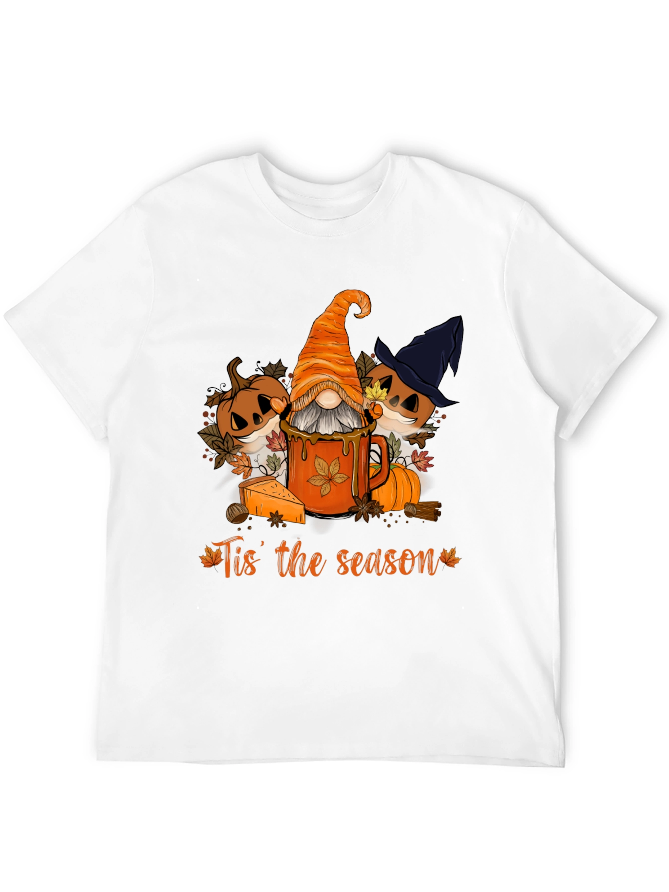 Fall Gnome Tis the Season Graphic Tee