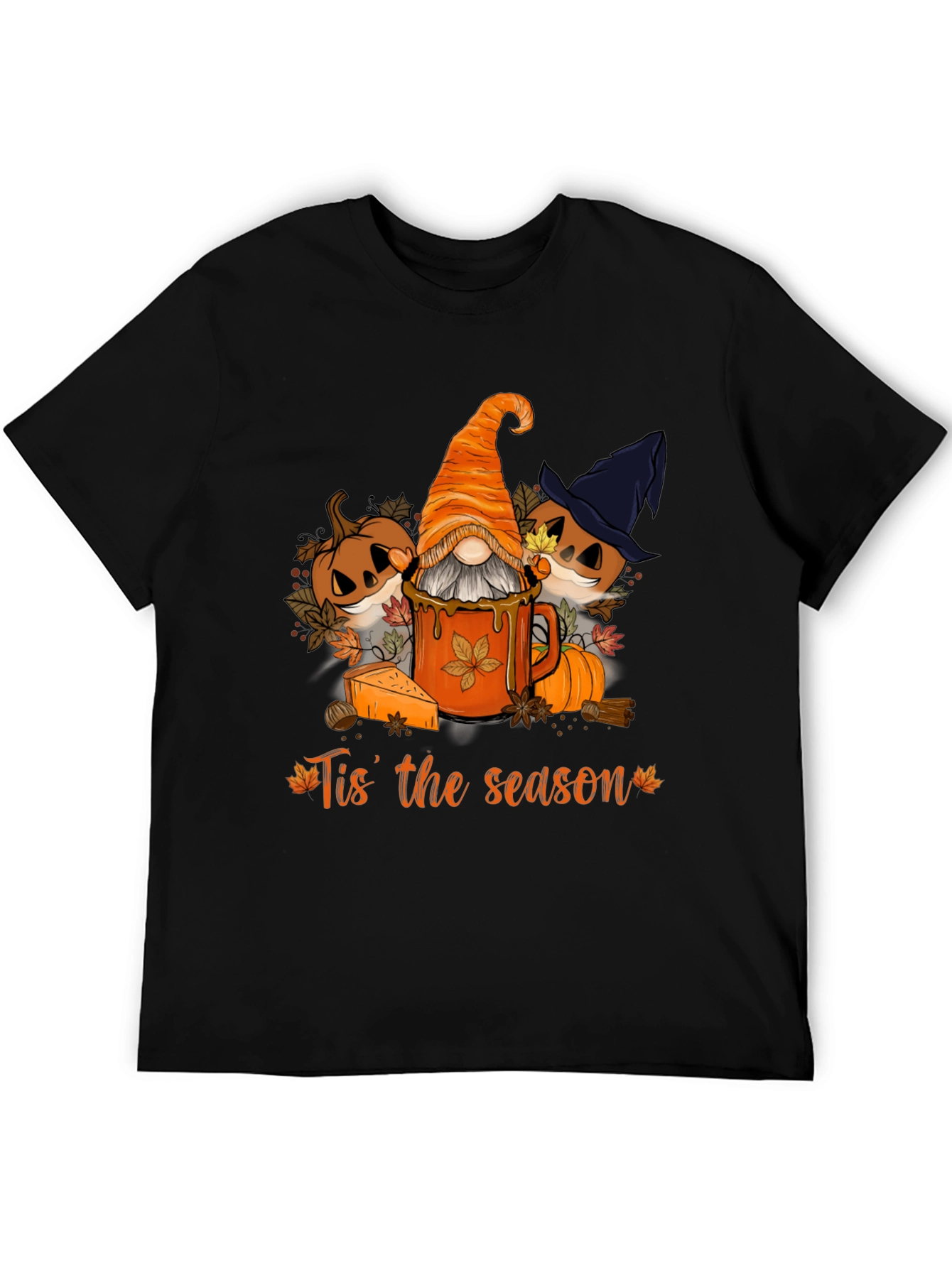 Fall Gnome Tis the Season Graphic Tee