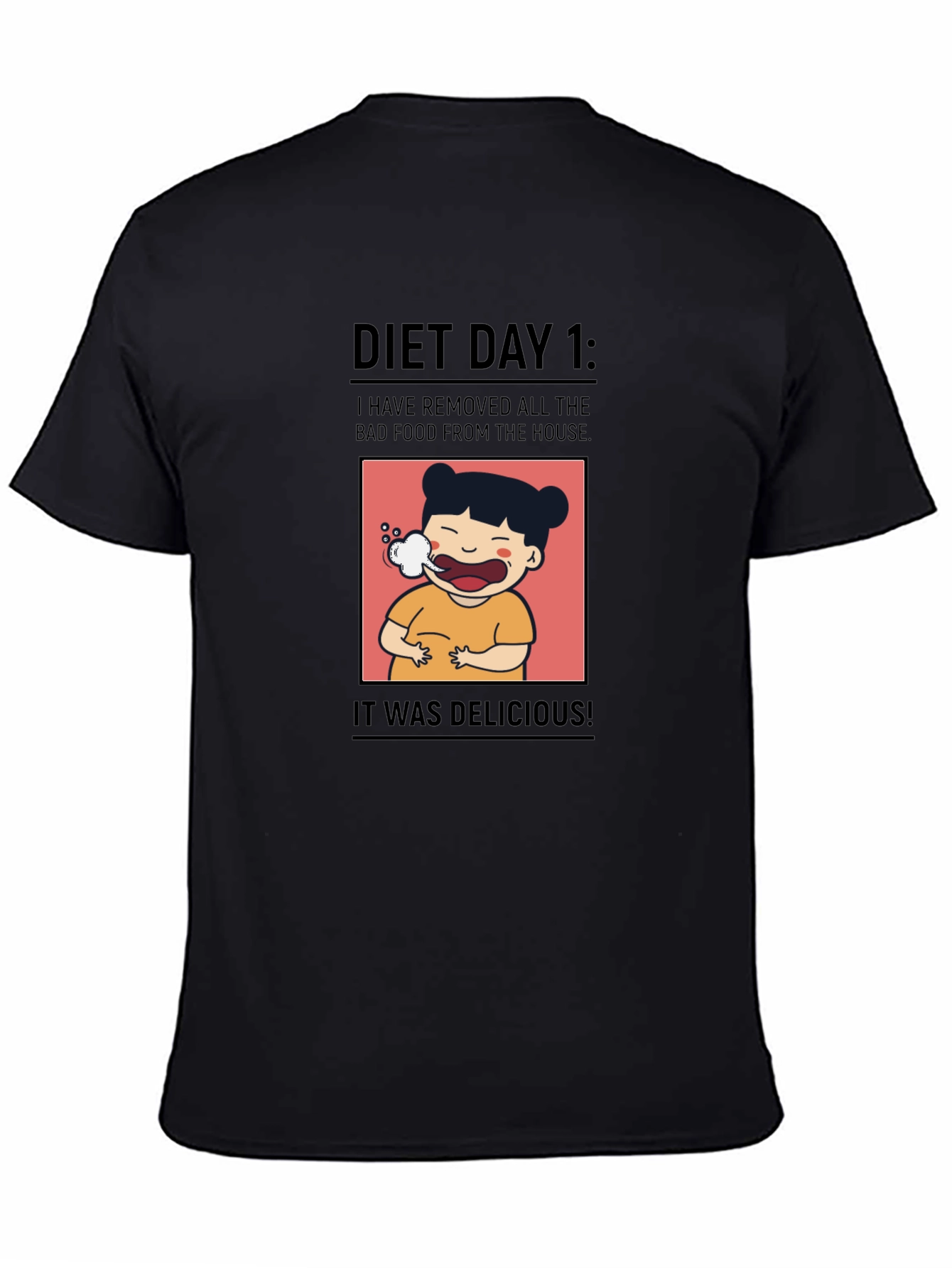 Diet Day 1 T-Shirt - Humorous Foodie Tee