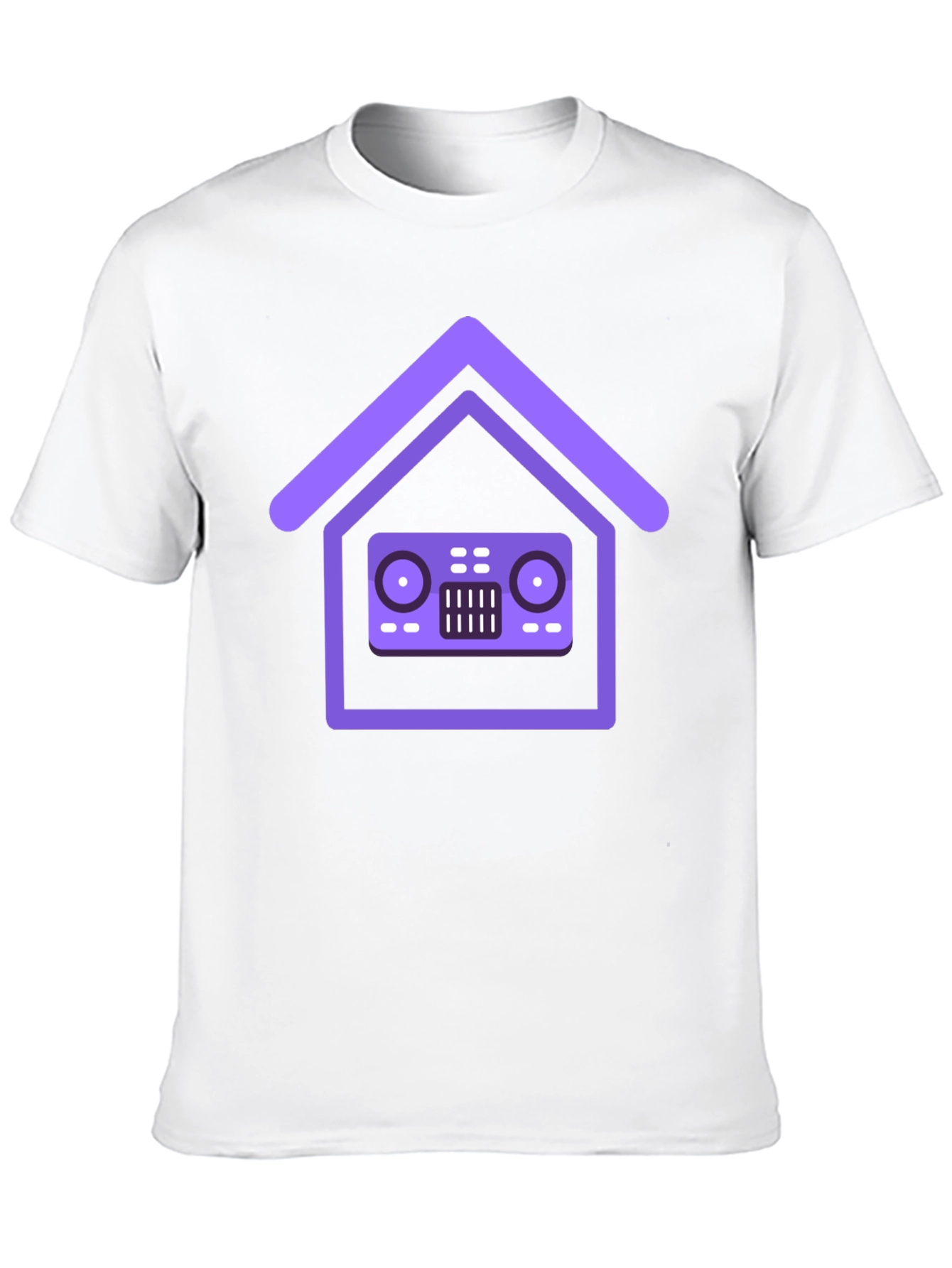 House Music DJ Black T-Shirt - Stylish Graphic Tee