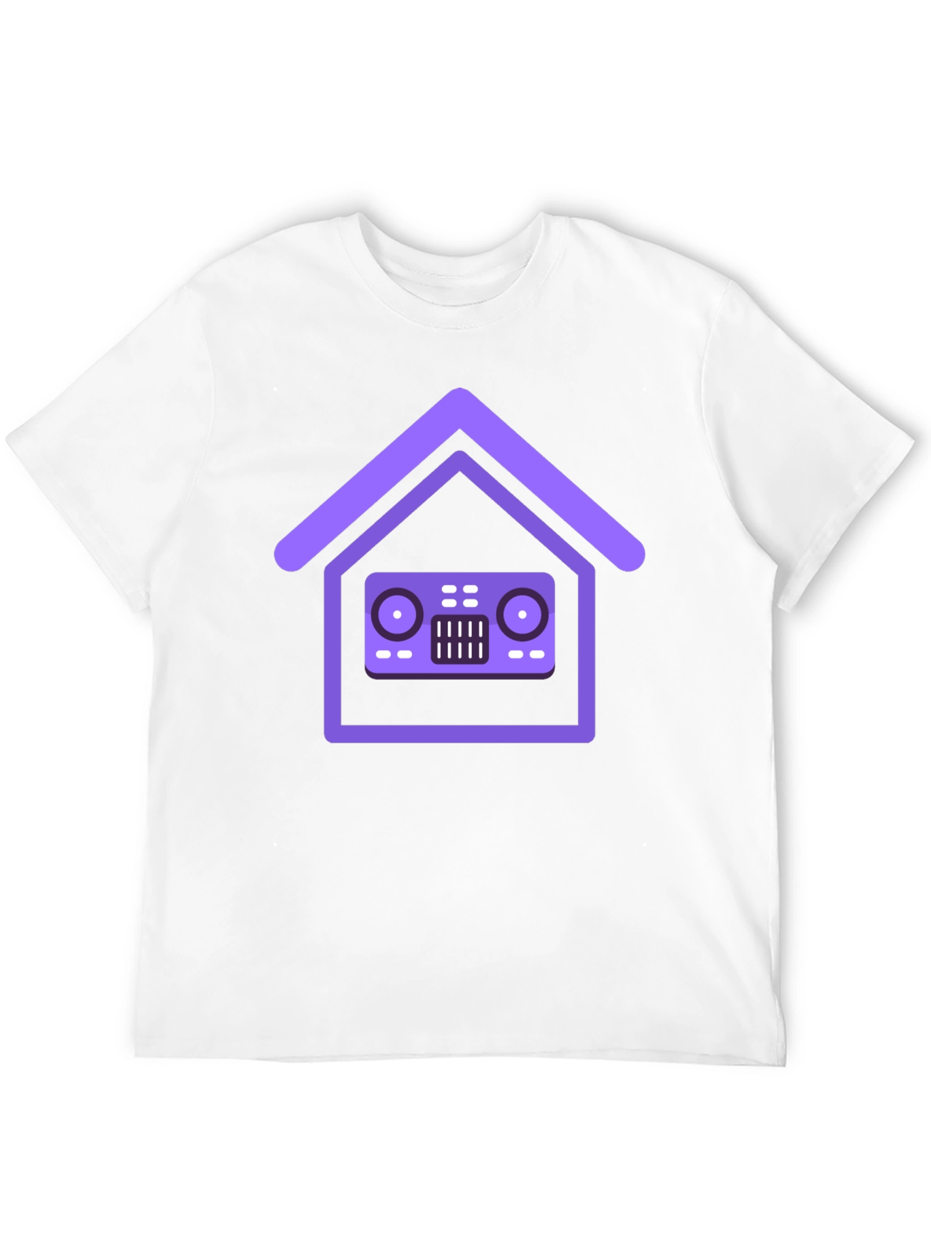 House Music DJ Black T-Shirt - Stylish Graphic Tee