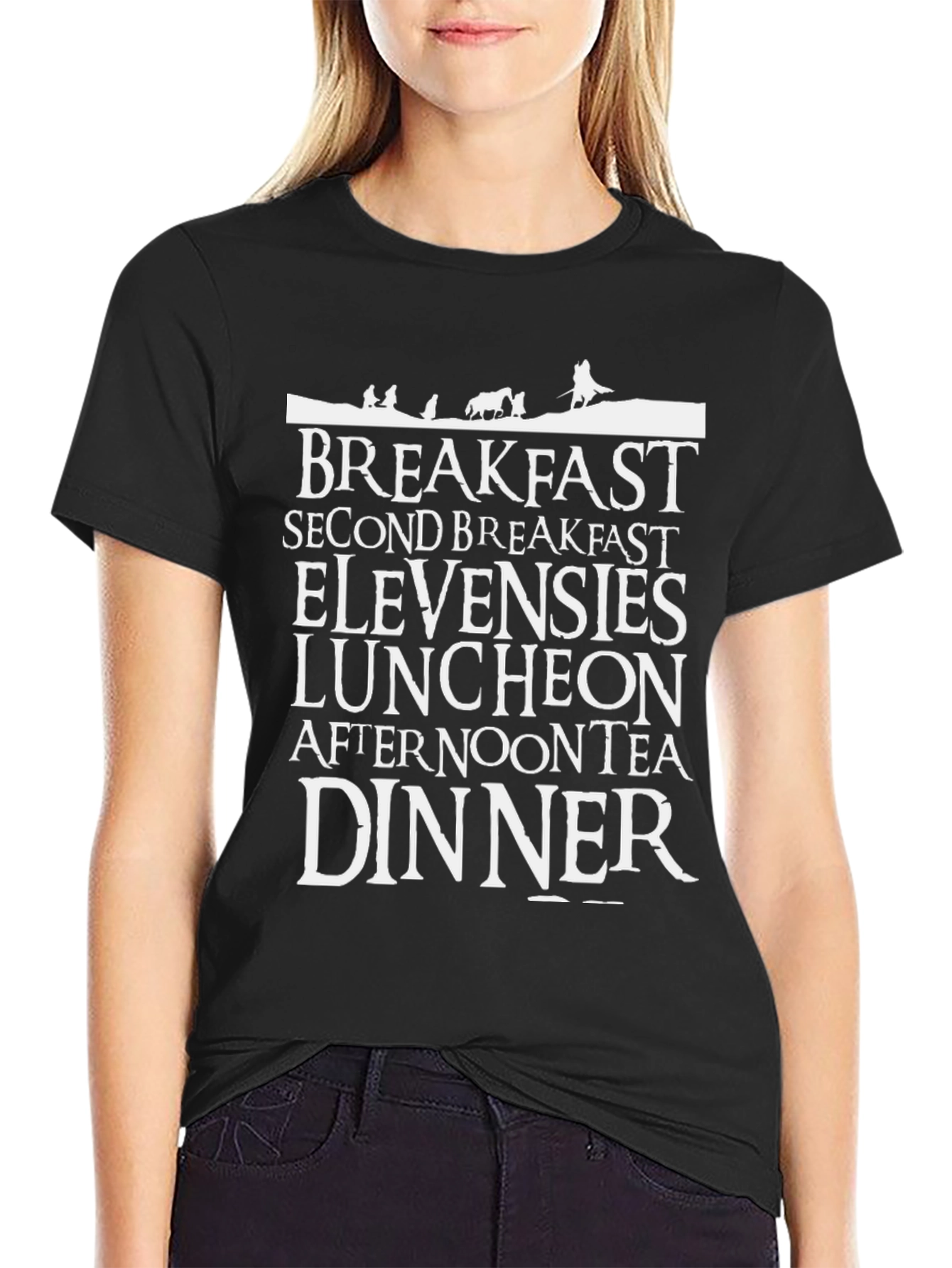 Breakfast Second Breakfast Hobbit T-Shirt