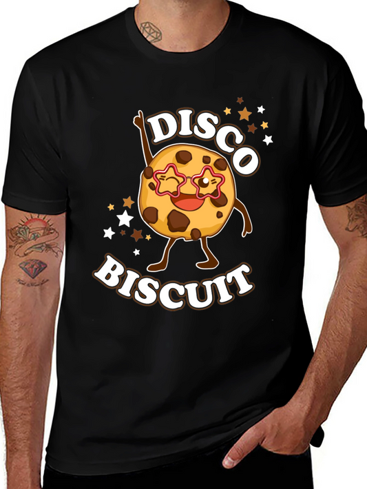 Disco Biscuit Graphic Tee - Fun Party Shirt