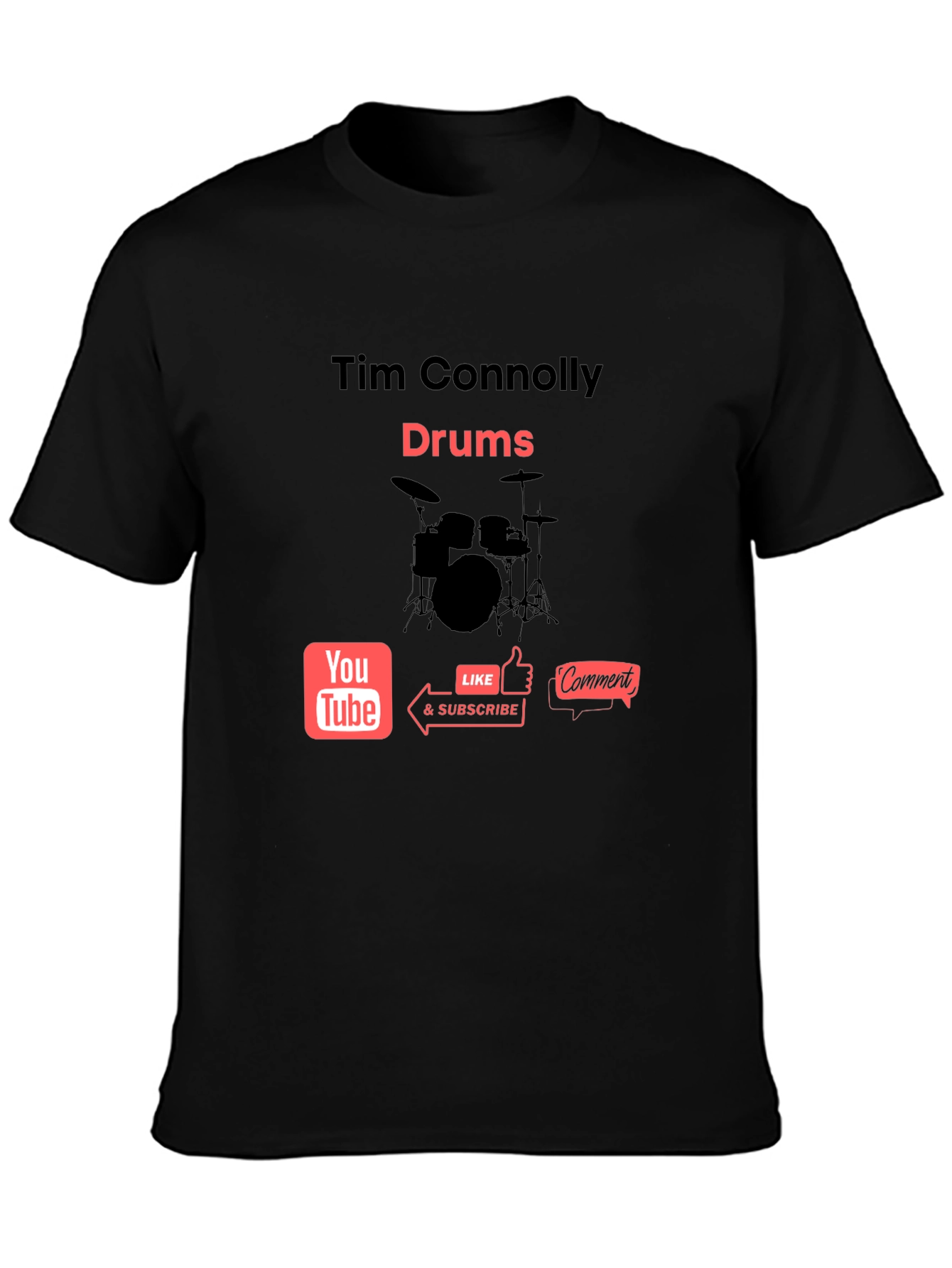 Tim Connolly Drums T-Shirt