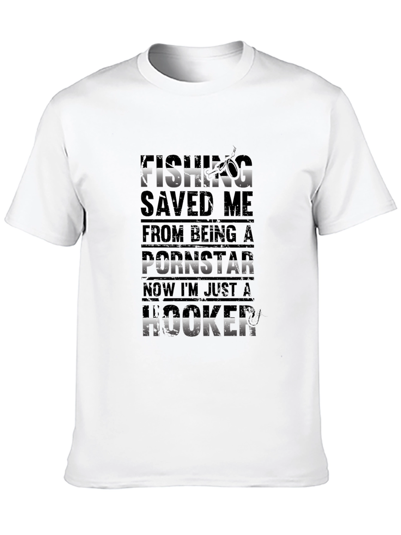 Fishing Saved Me T-Shirt - Funny Fisherman Gift