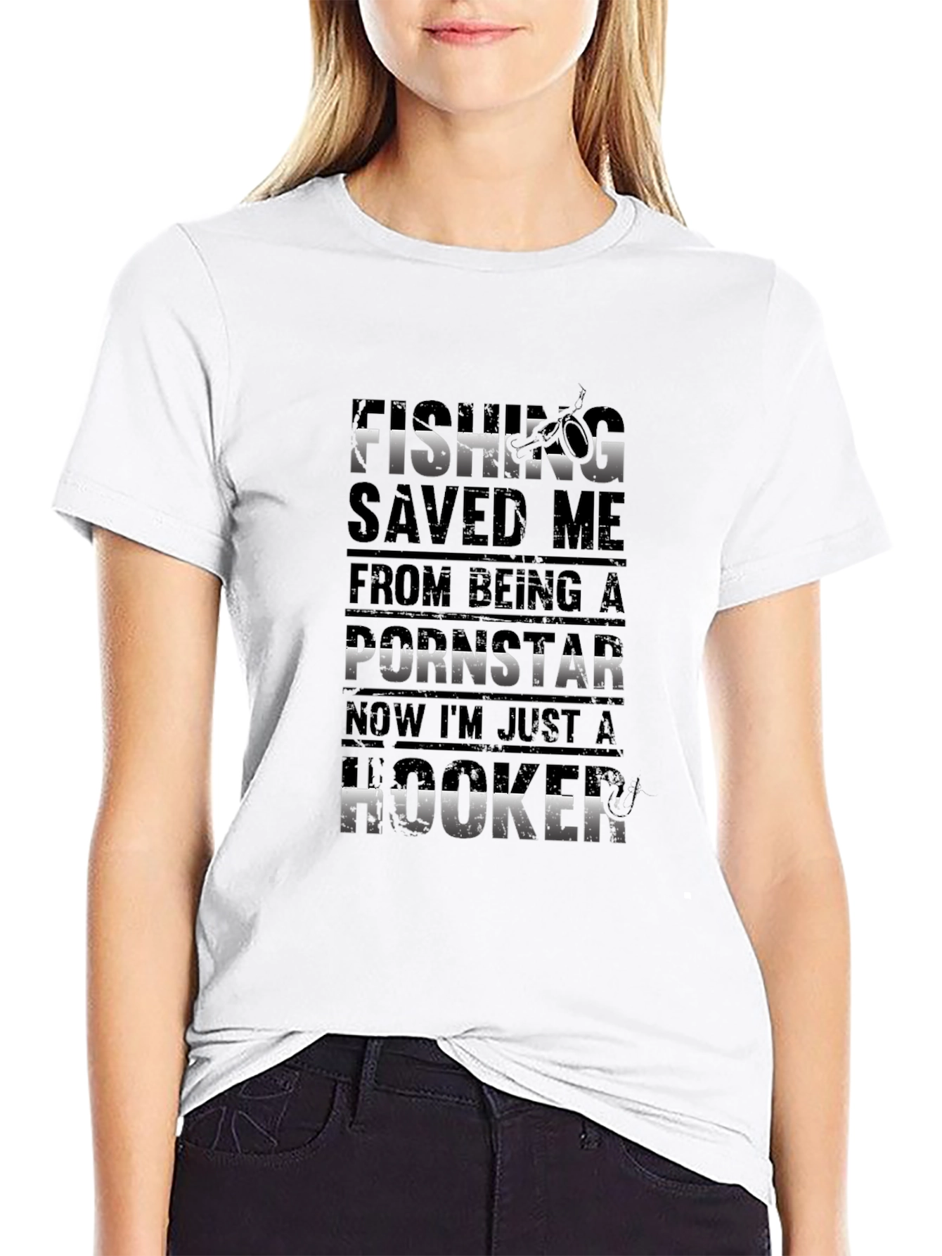 Fishing Saved Me T-Shirt - Funny Fisherman Gift