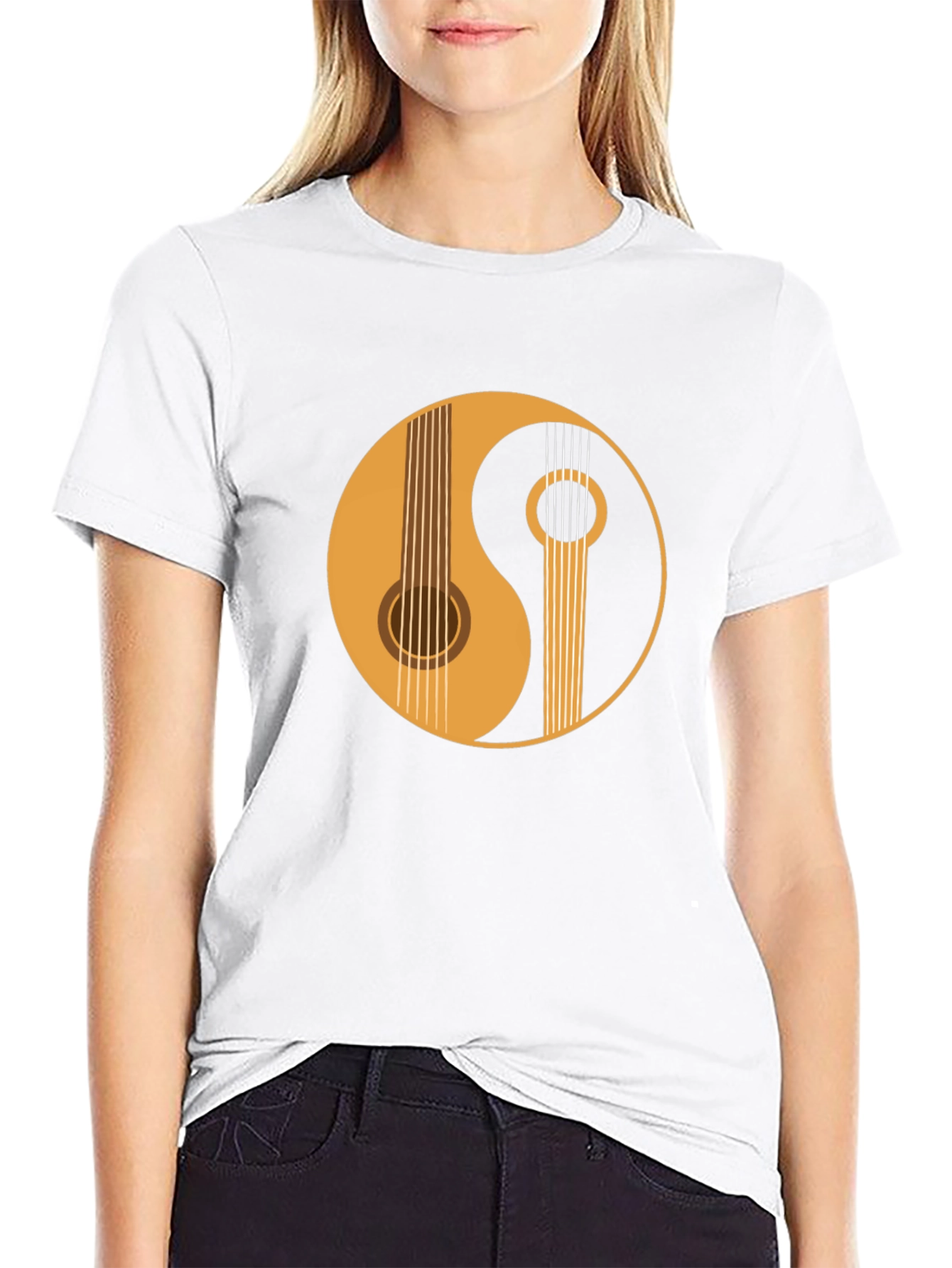 Yin Yang Guitar T-Shirt - Musicians Tee