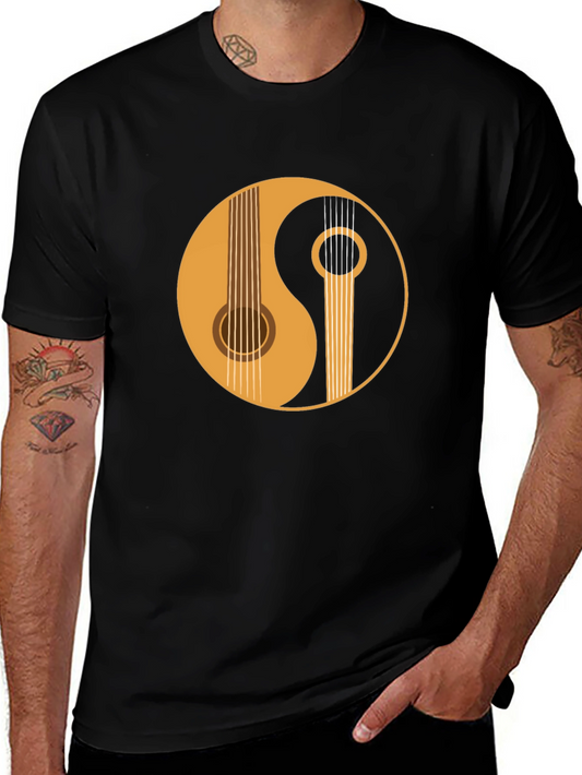 Yin Yang Guitar T-Shirt - Musicians Tee