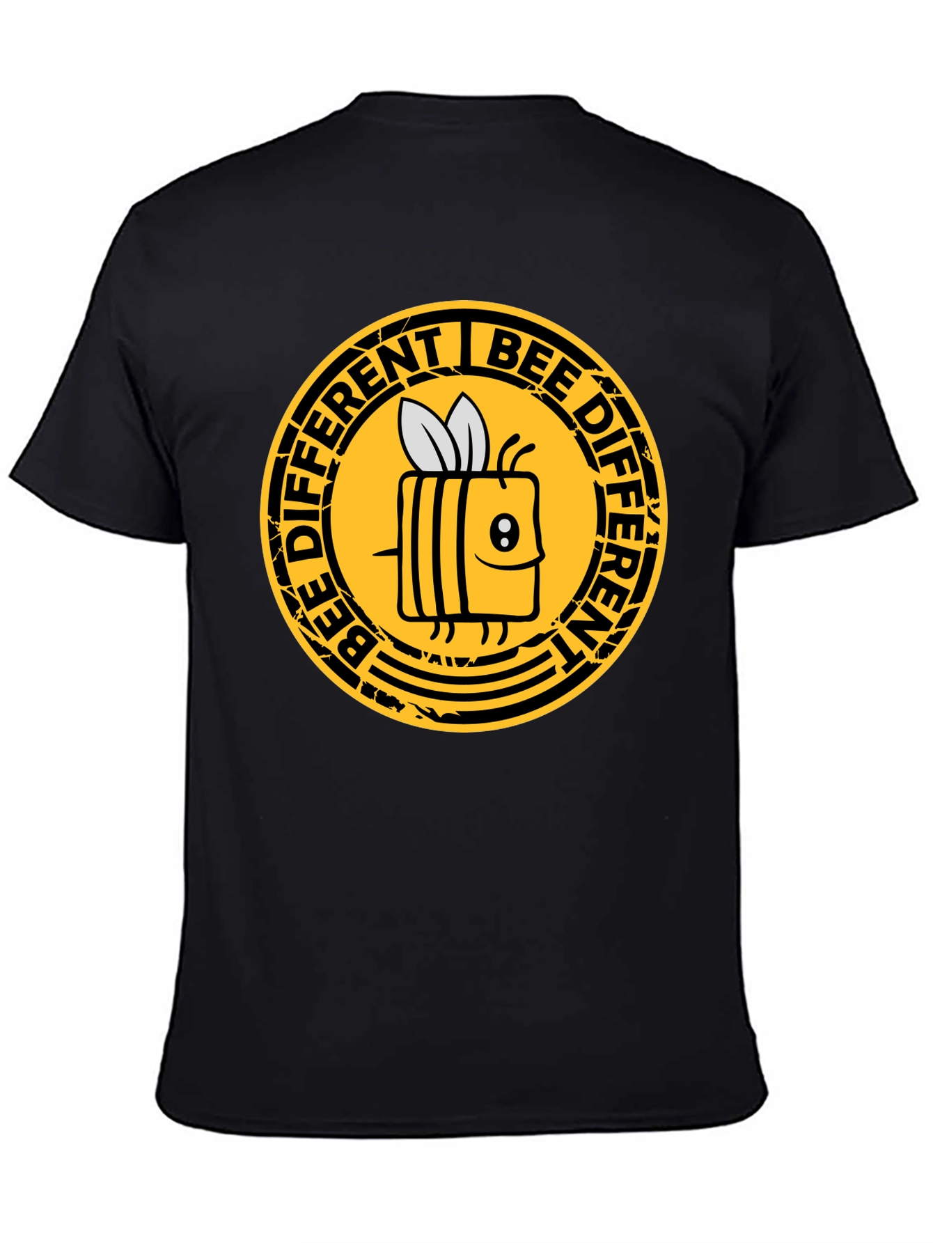 Bee Different Graphic T-Shirt - Black
