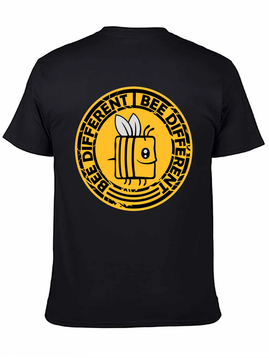 Bee Different Graphic T-Shirt - Black
