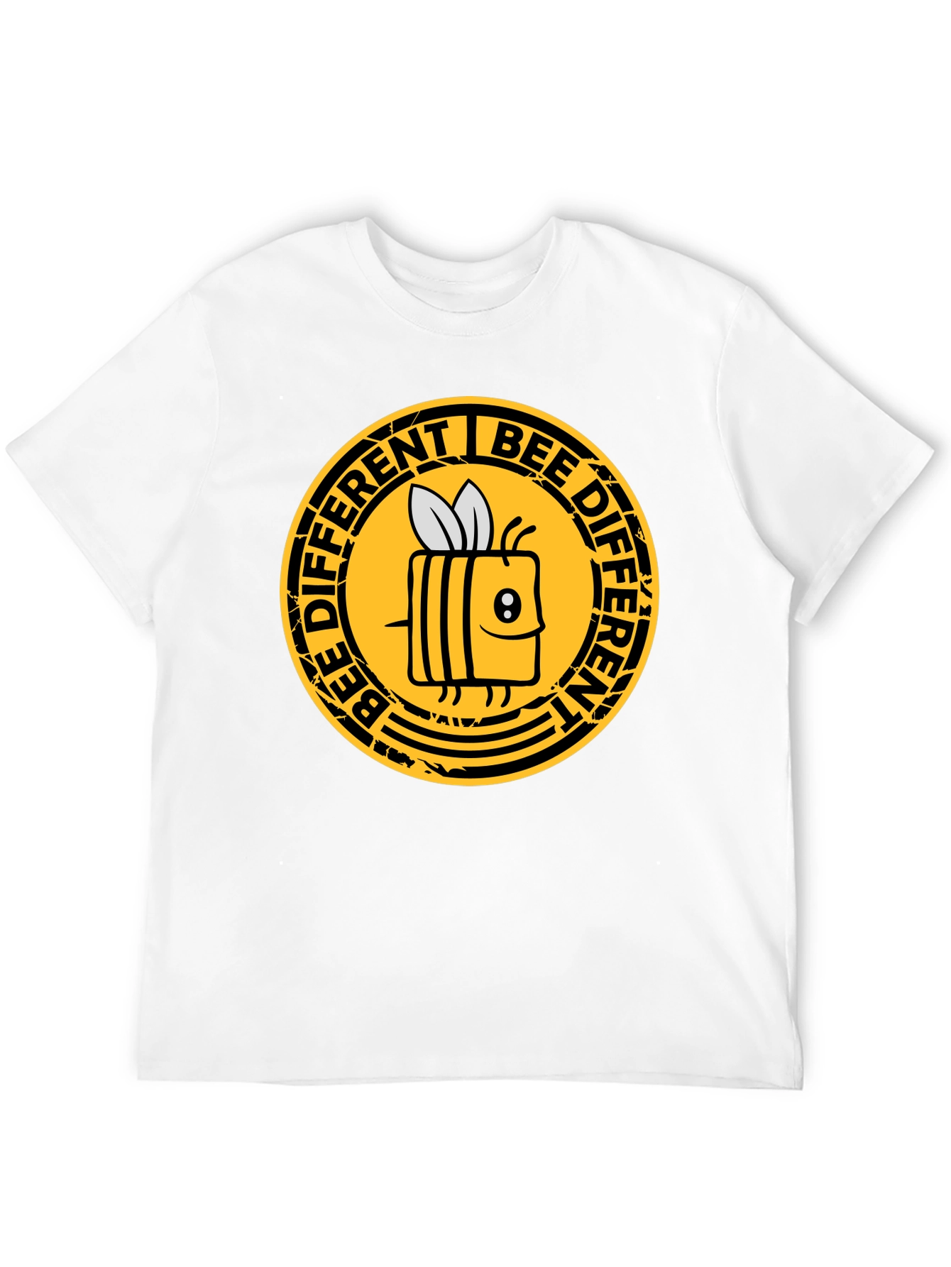 Bee Different Graphic T-Shirt - Black