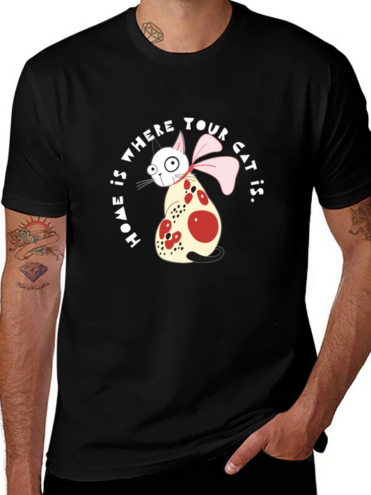 Home is Where Your Cat Is T-Shirt