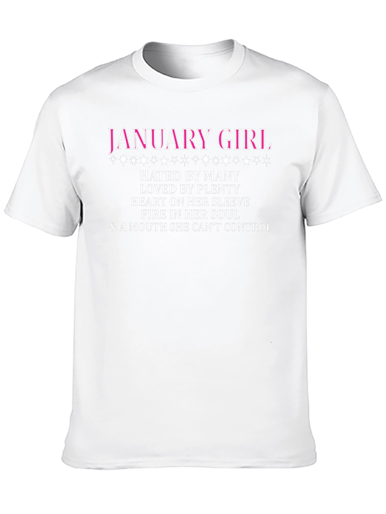 January Girl T-Shirt - Birthday Gift