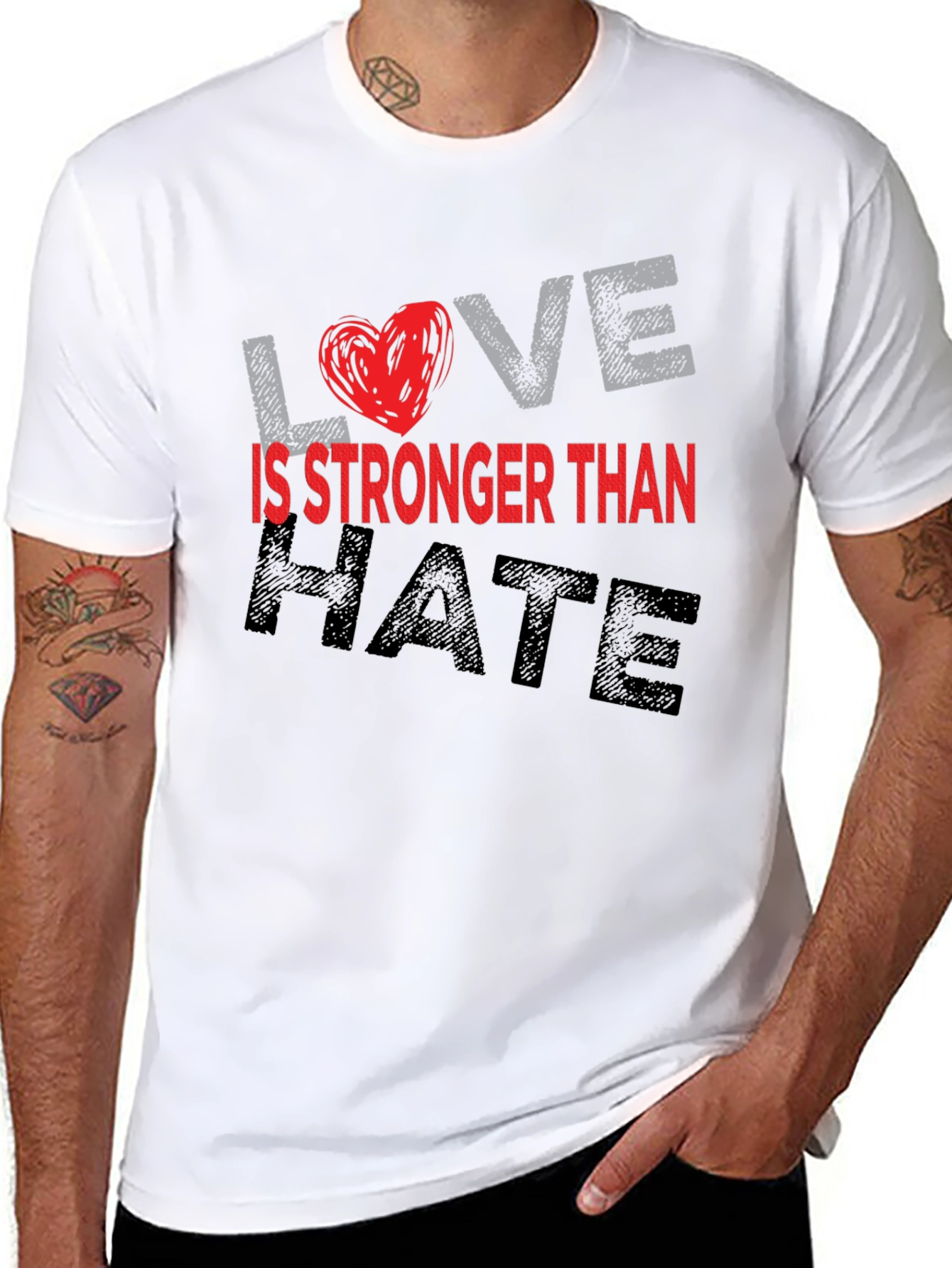 Love is Stronger Than Hate Graphic Tee