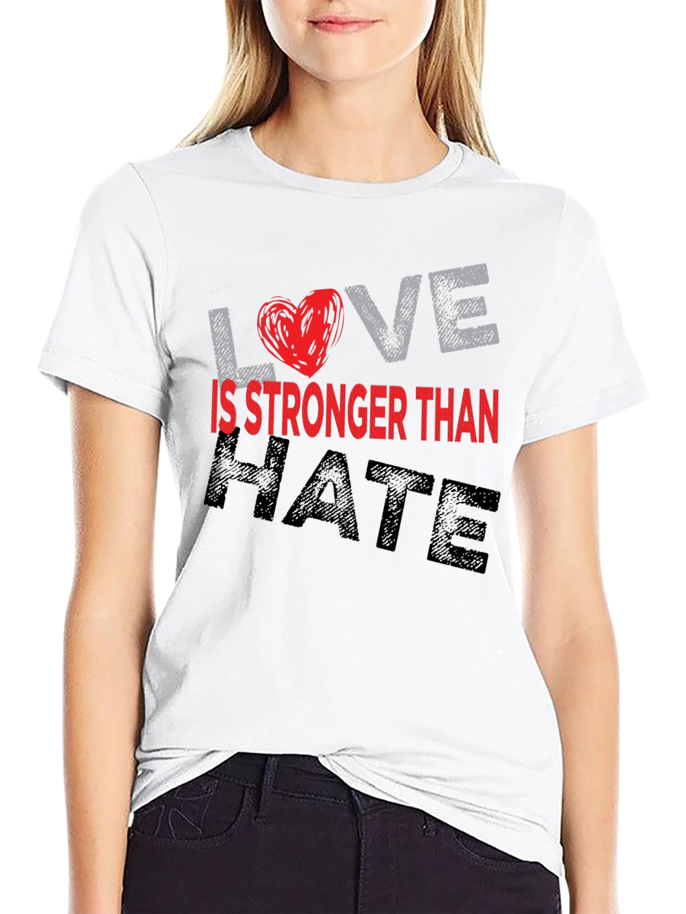 Love is Stronger Than Hate Graphic Tee