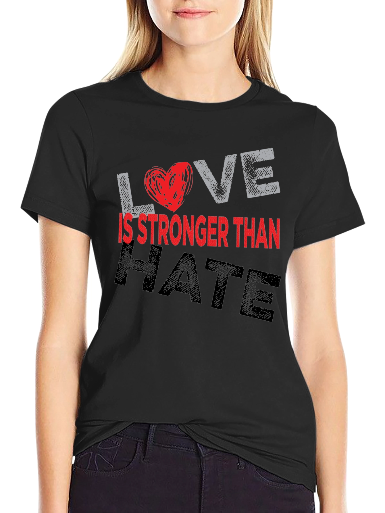 Love is Stronger Than Hate Graphic Tee