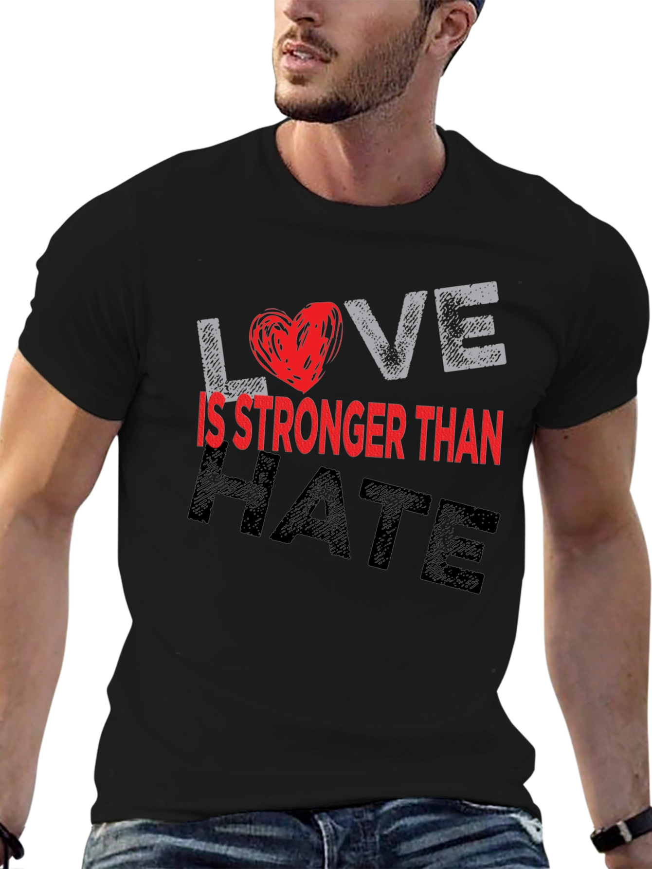 Love is Stronger Than Hate Graphic Tee