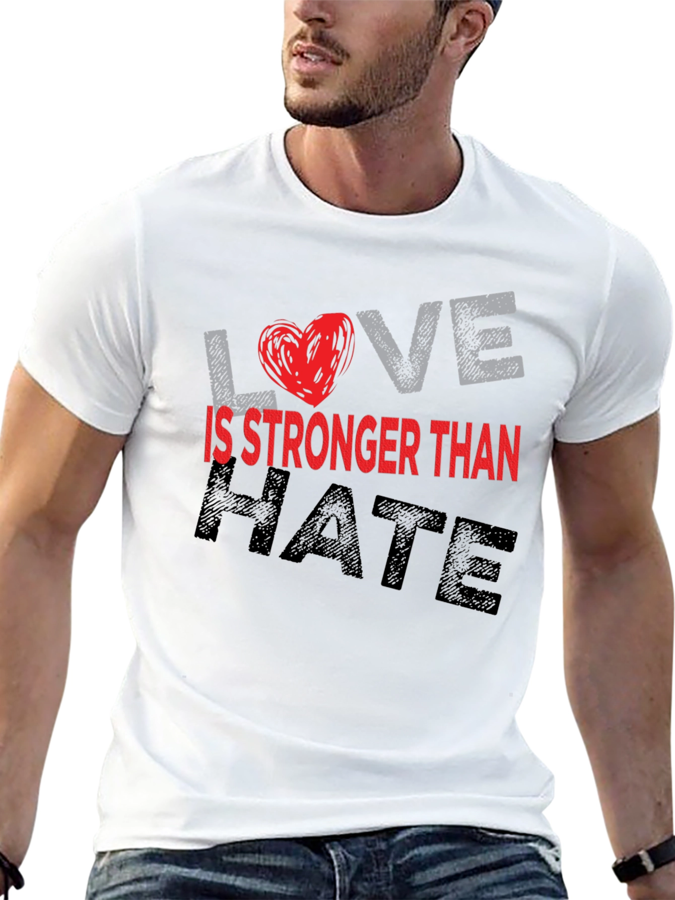 Love is Stronger Than Hate Graphic Tee