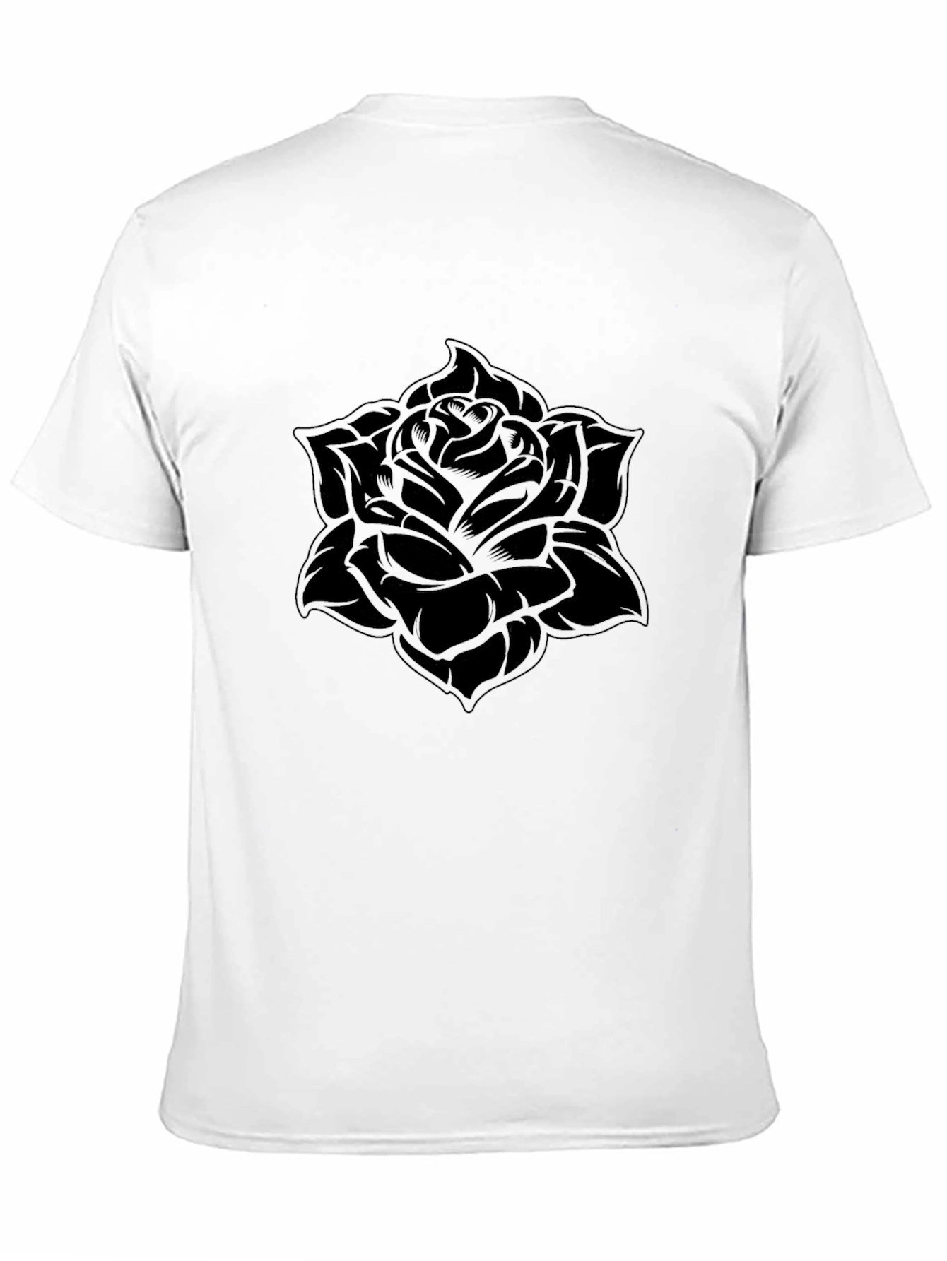 Black Rose Graphic Tee - Soft Style