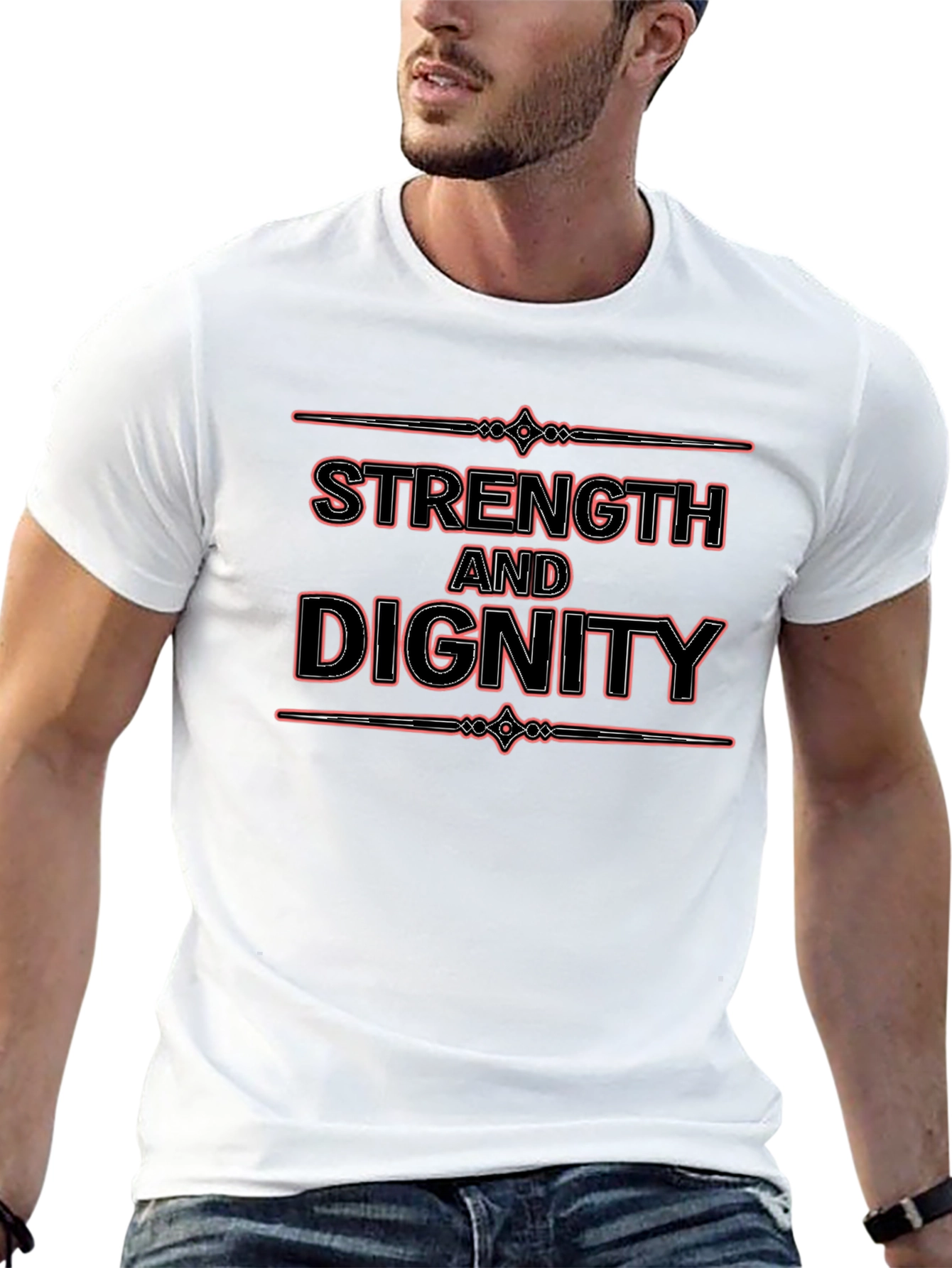 Strength and Dignity Graphic T-Shirt