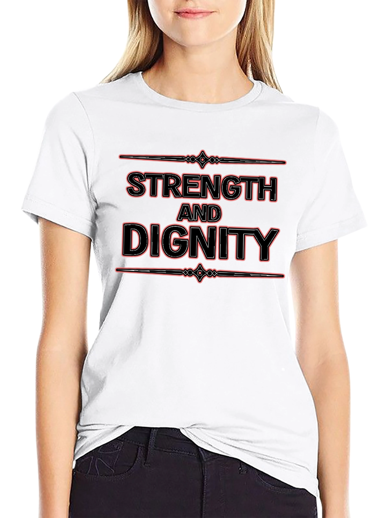 Strength and Dignity Graphic T-Shirt