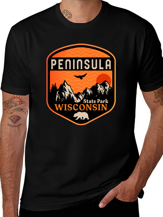 Peninsula State Park Wisconsin Graphic T-Shirt