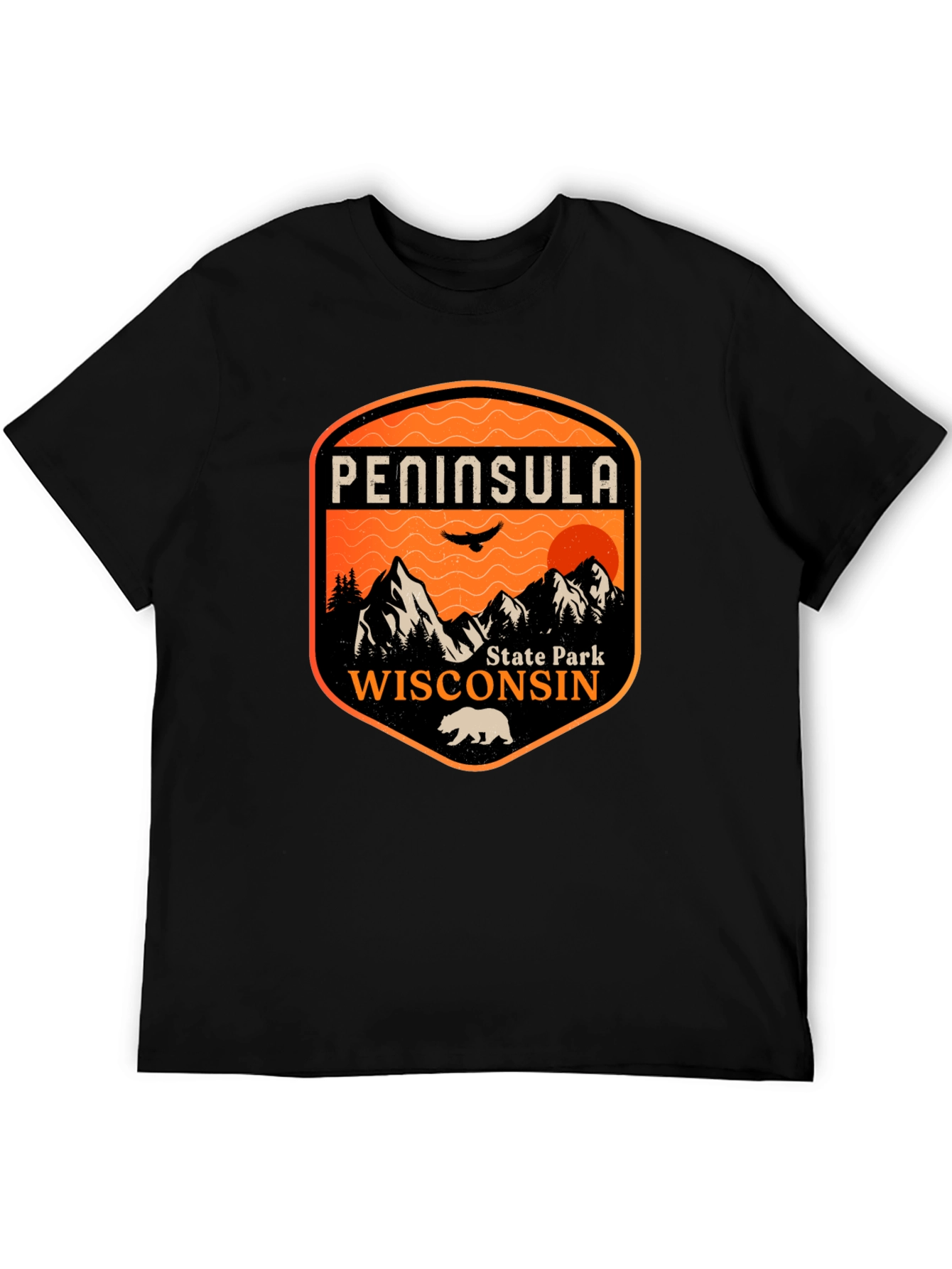 Peninsula State Park Wisconsin Graphic T-Shirt