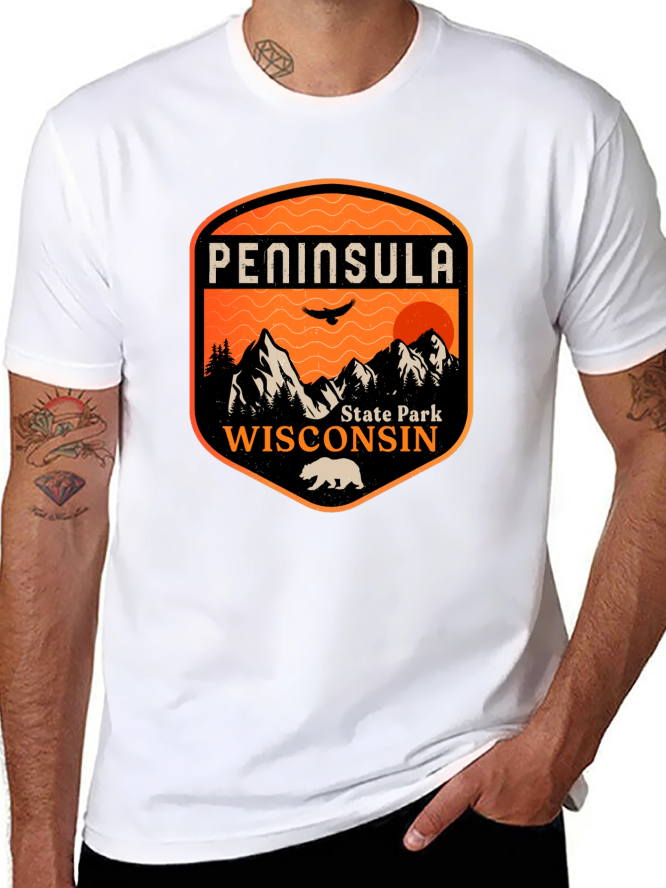 Peninsula State Park Wisconsin Graphic T-Shirt