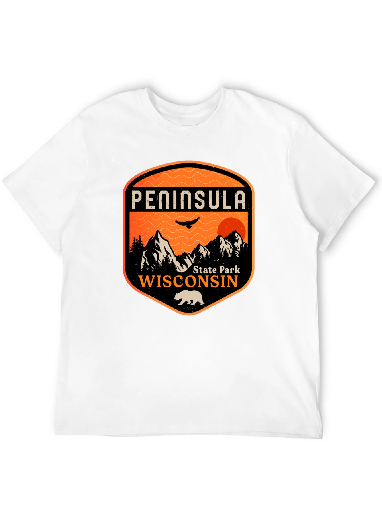 Peninsula State Park Wisconsin Graphic T-Shirt