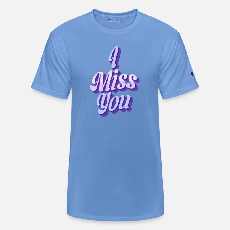 3D Shadow Text 'Miss You' Design