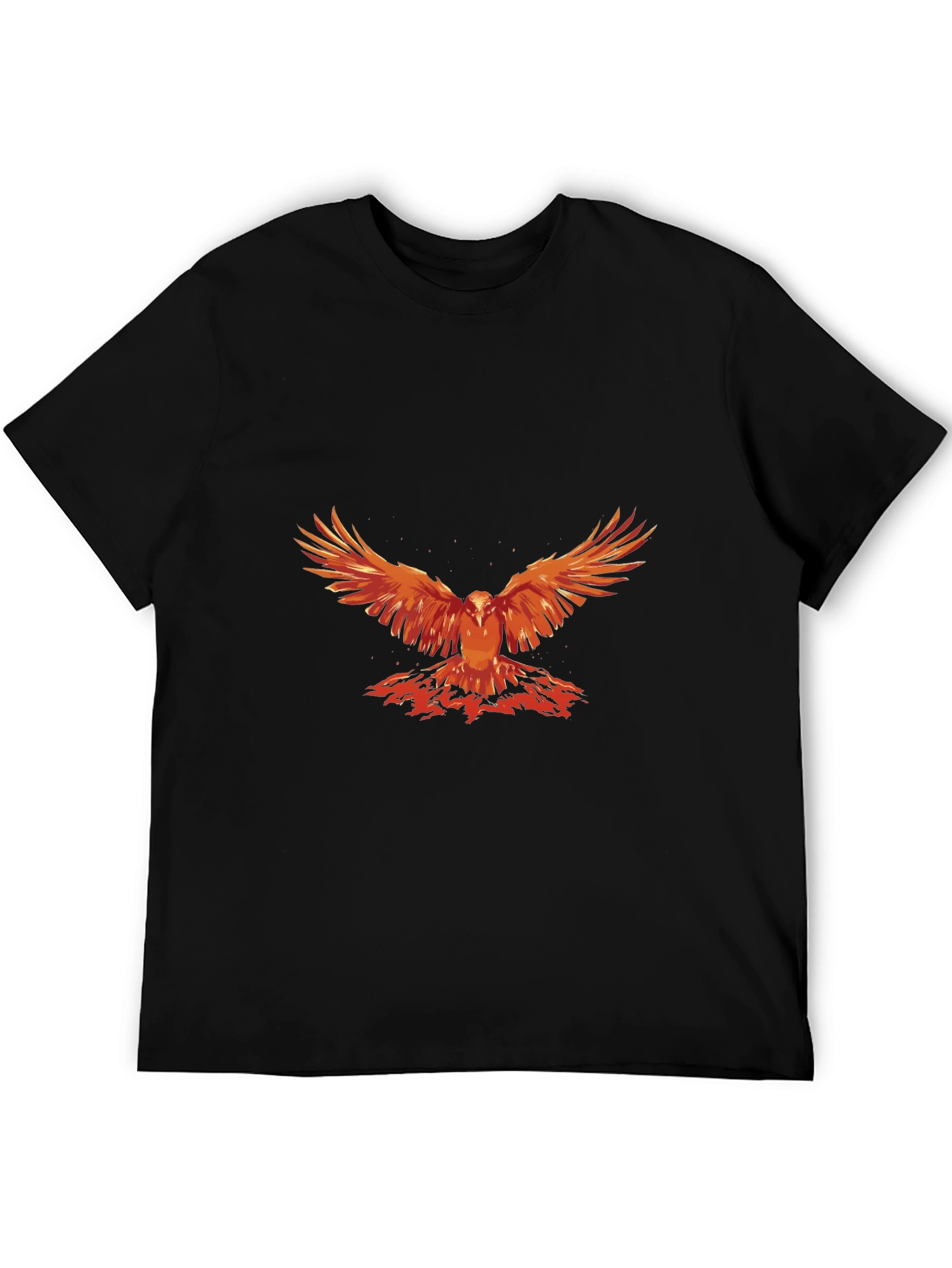 Phoenix Graphic Tee - Mens Black T-Shirt