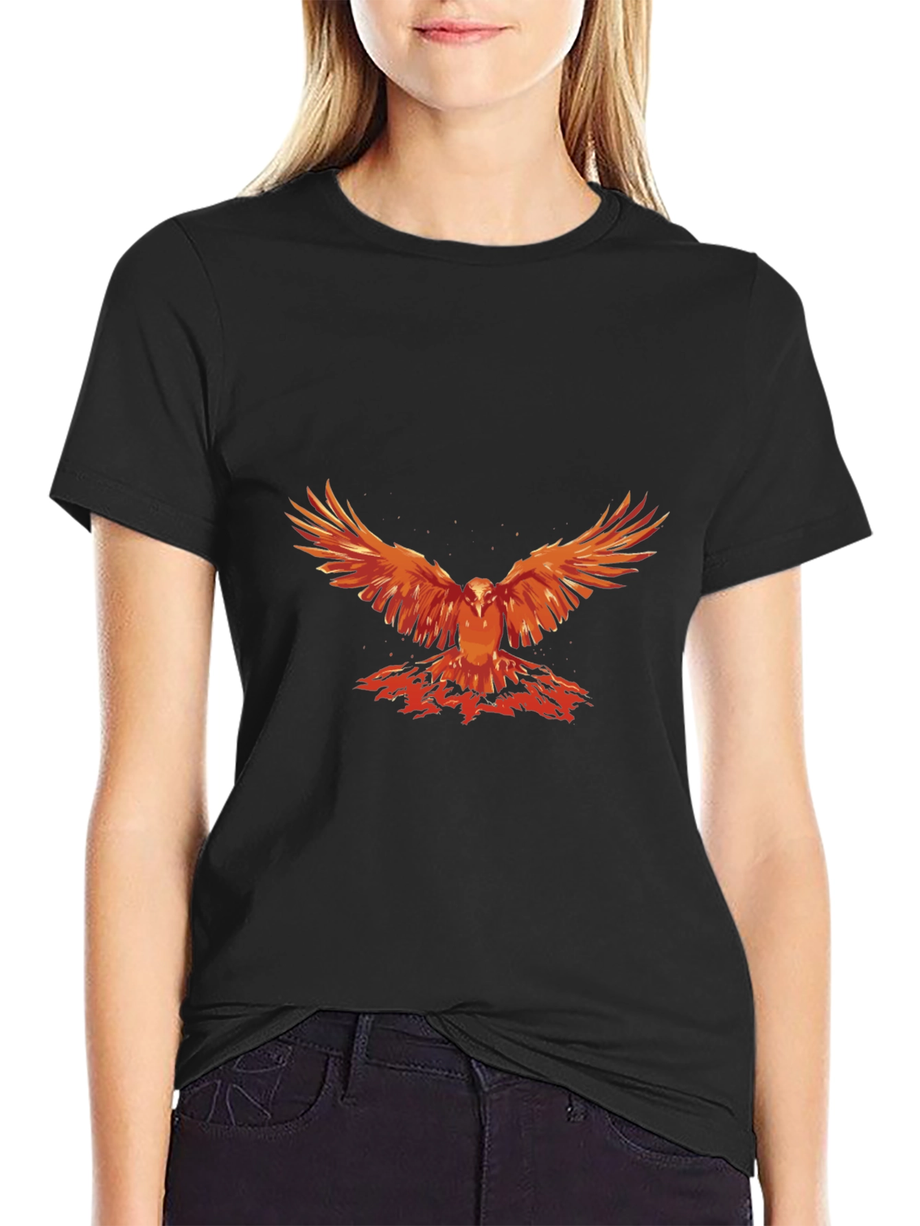 Phoenix Graphic Tee - Mens Black T-Shirt