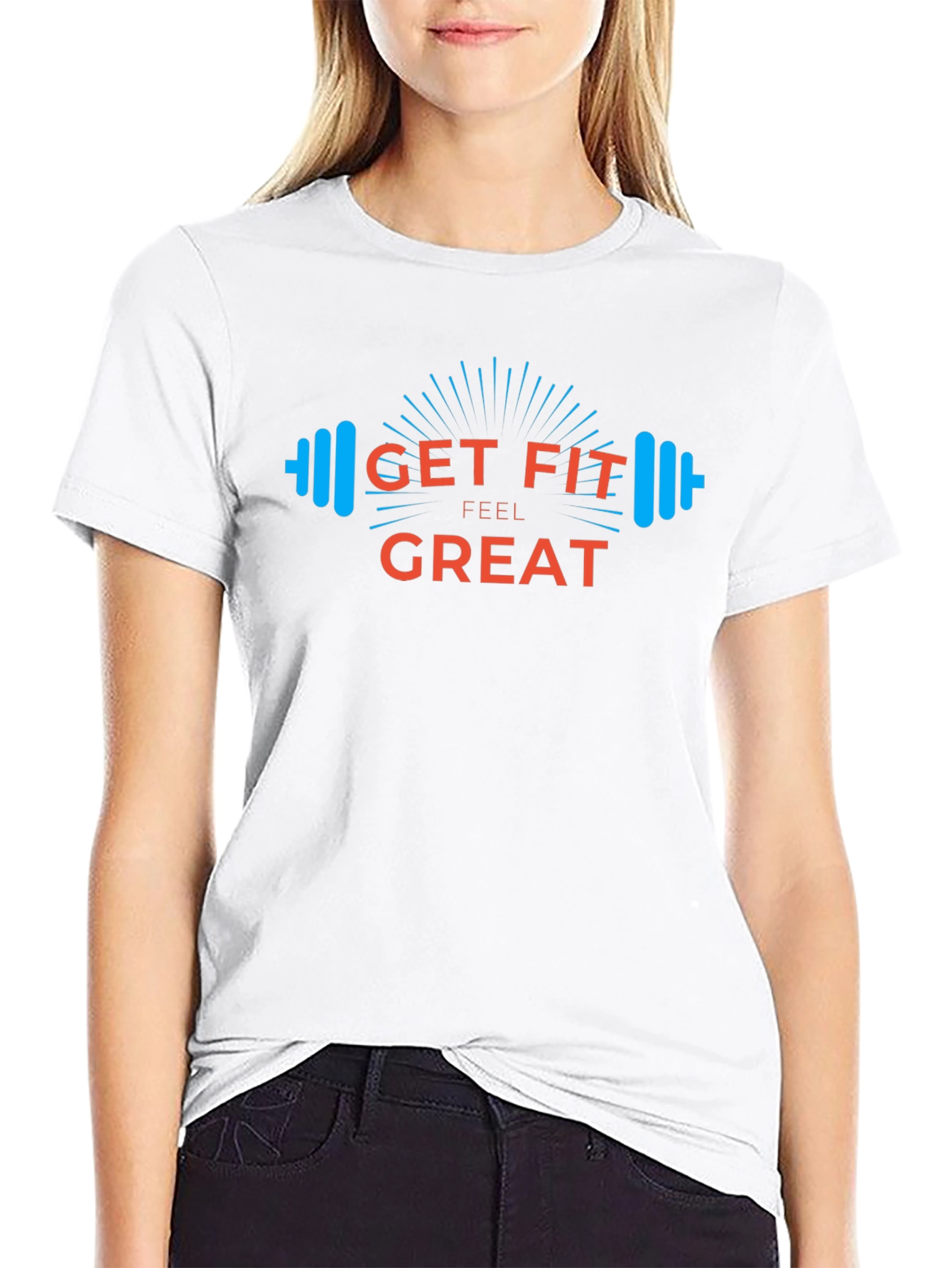 Get Fit Feel Great Graphic Tee