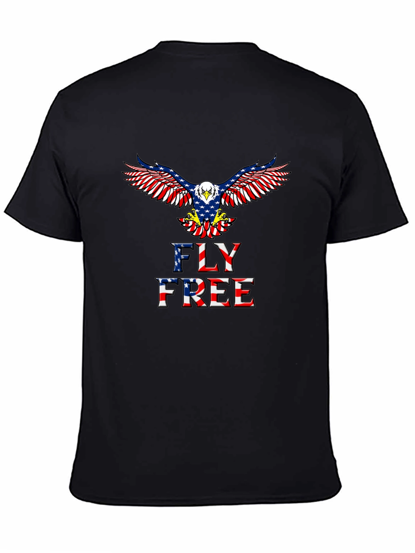 Fly Free Patriotic Eagle T-Shirt
