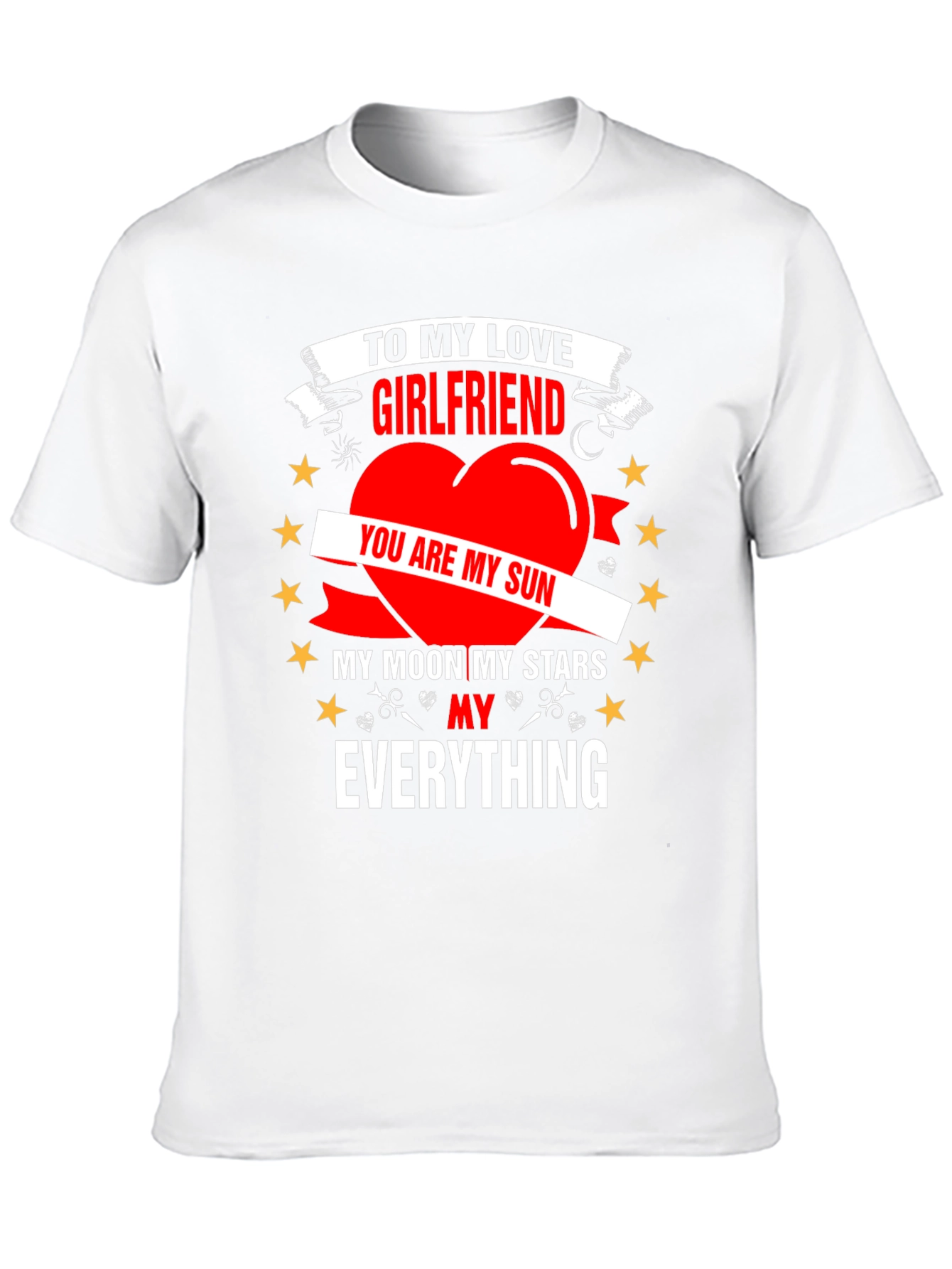 To My Love Girlfriend Graphic Tee