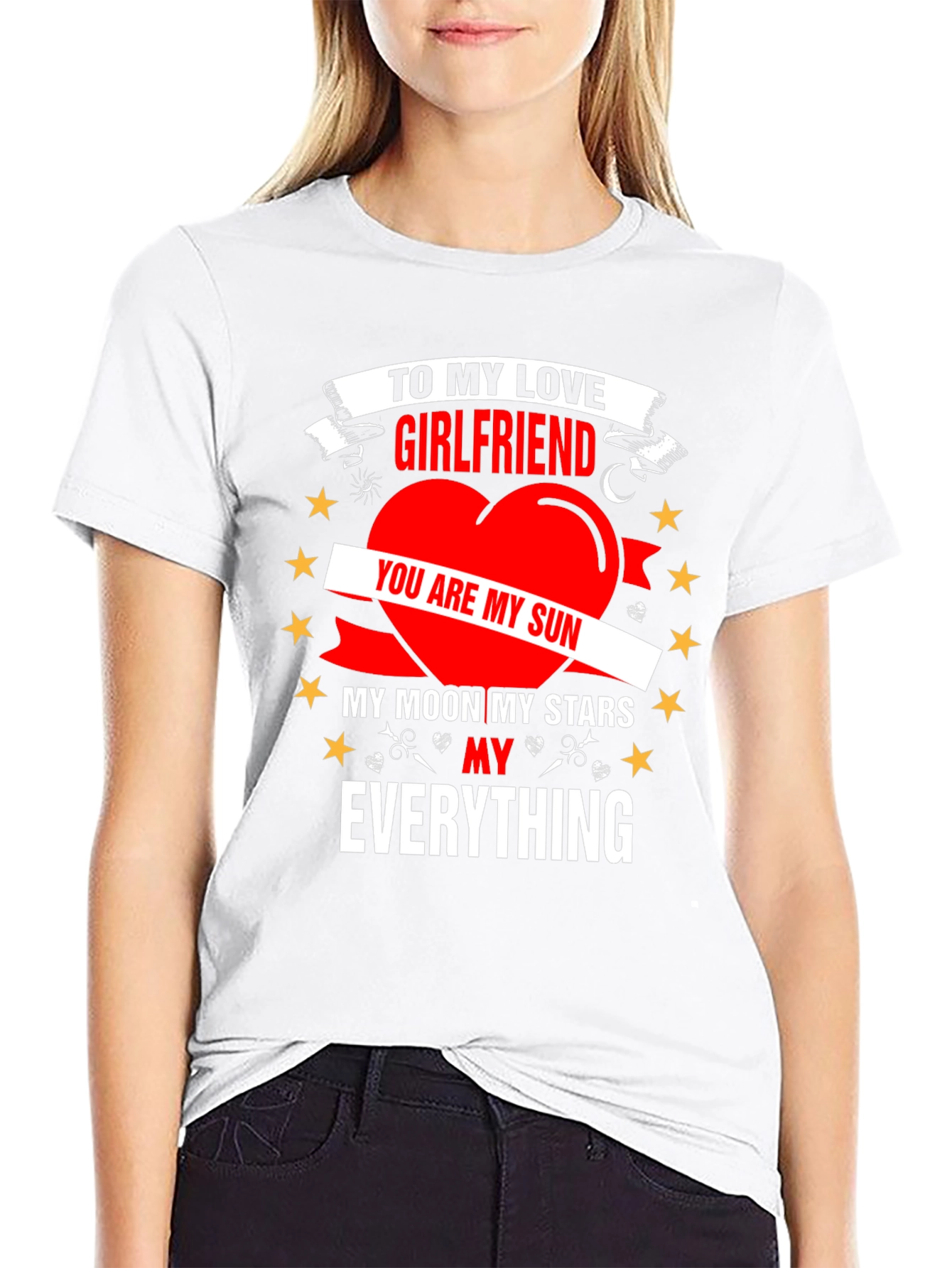 To My Love Girlfriend Graphic Tee