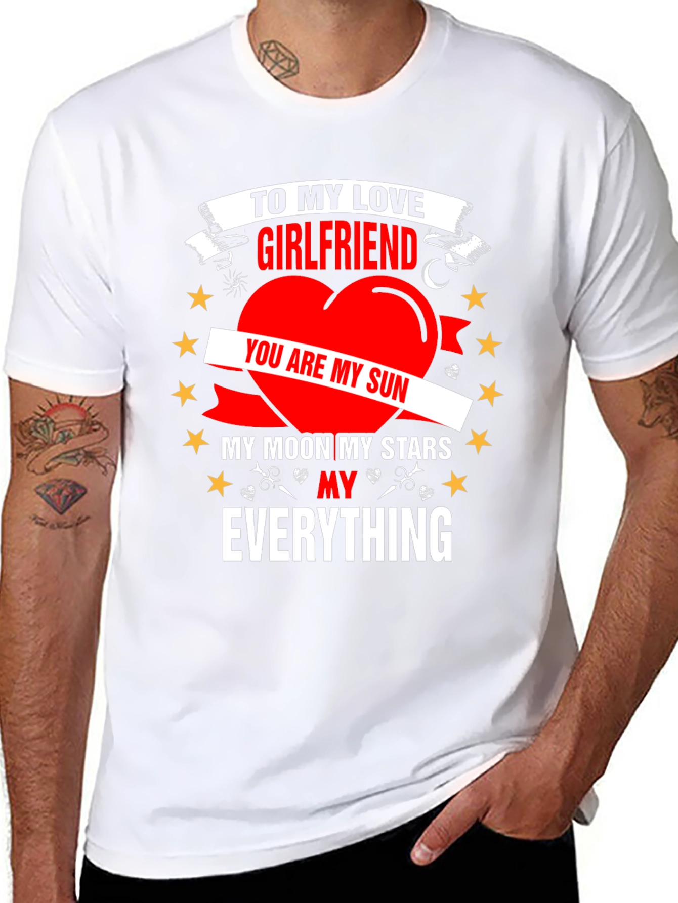 To My Love Girlfriend Graphic Tee
