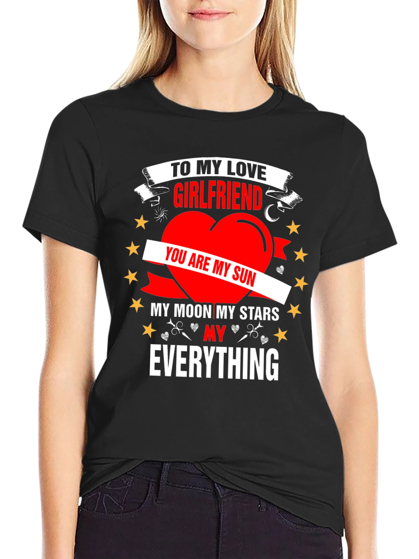 To My Love Girlfriend Graphic Tee
