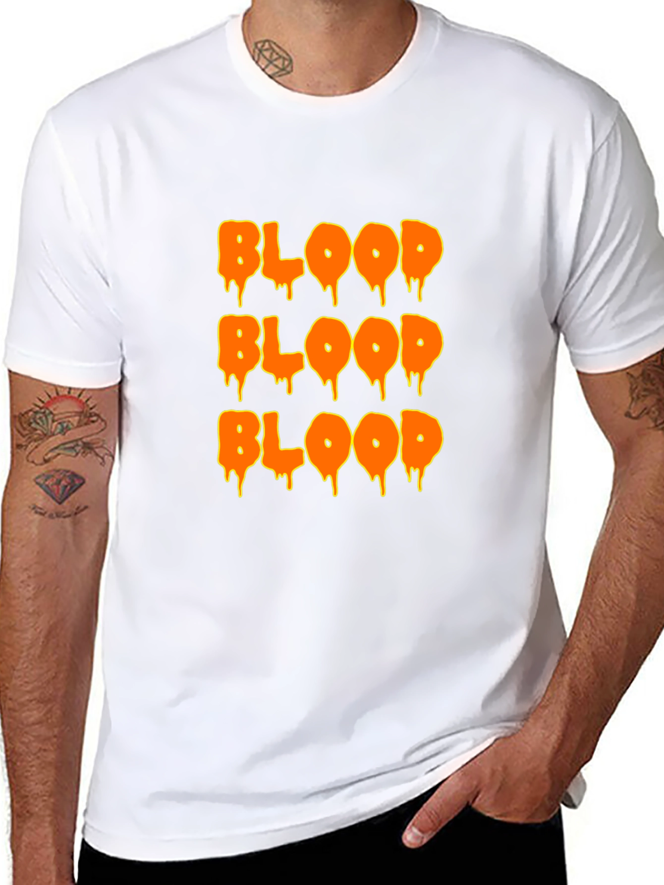 Dripping Blood T-Shirt - Edgy Graphic Tee