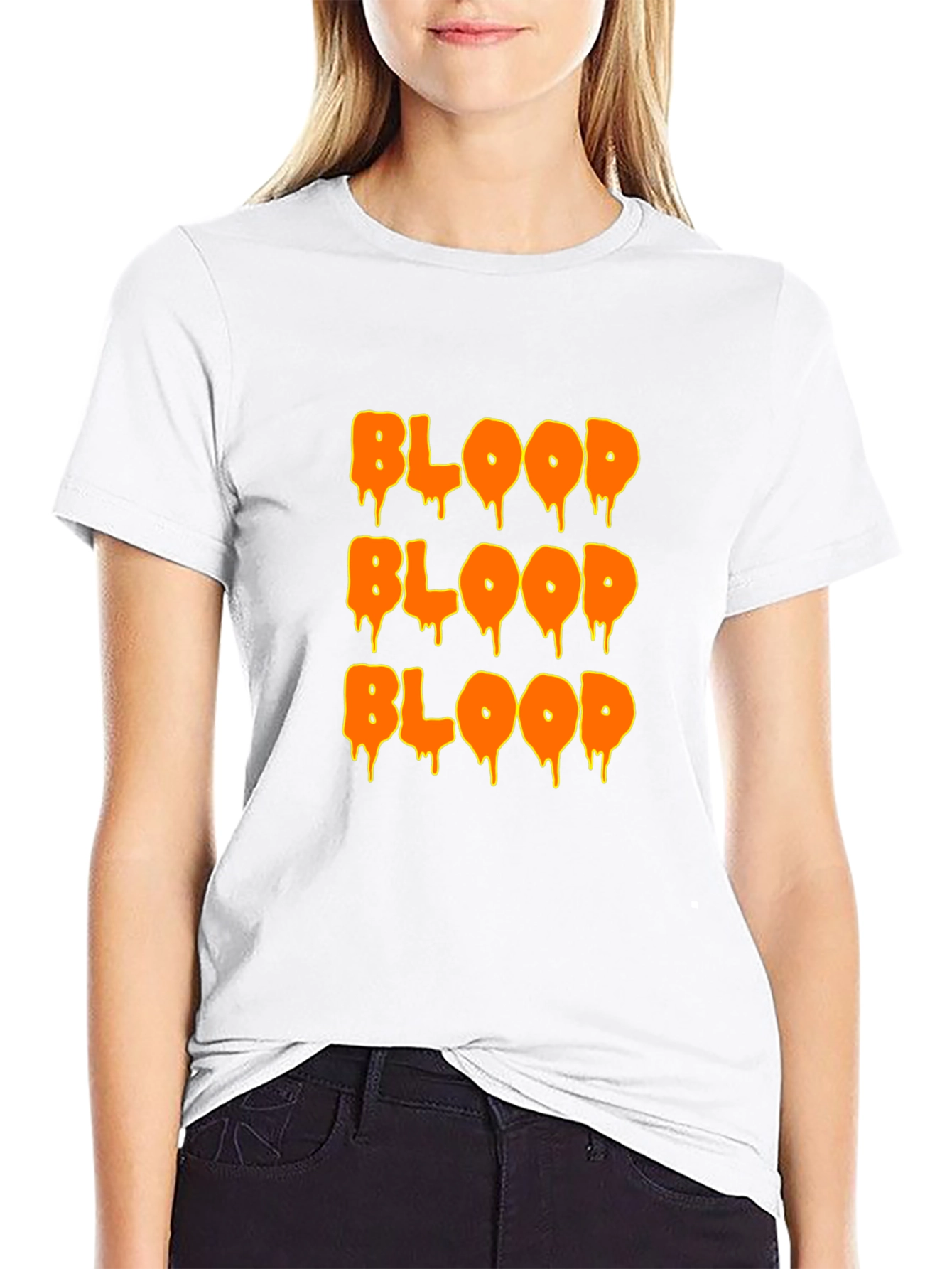 Dripping Blood T-Shirt - Edgy Graphic Tee