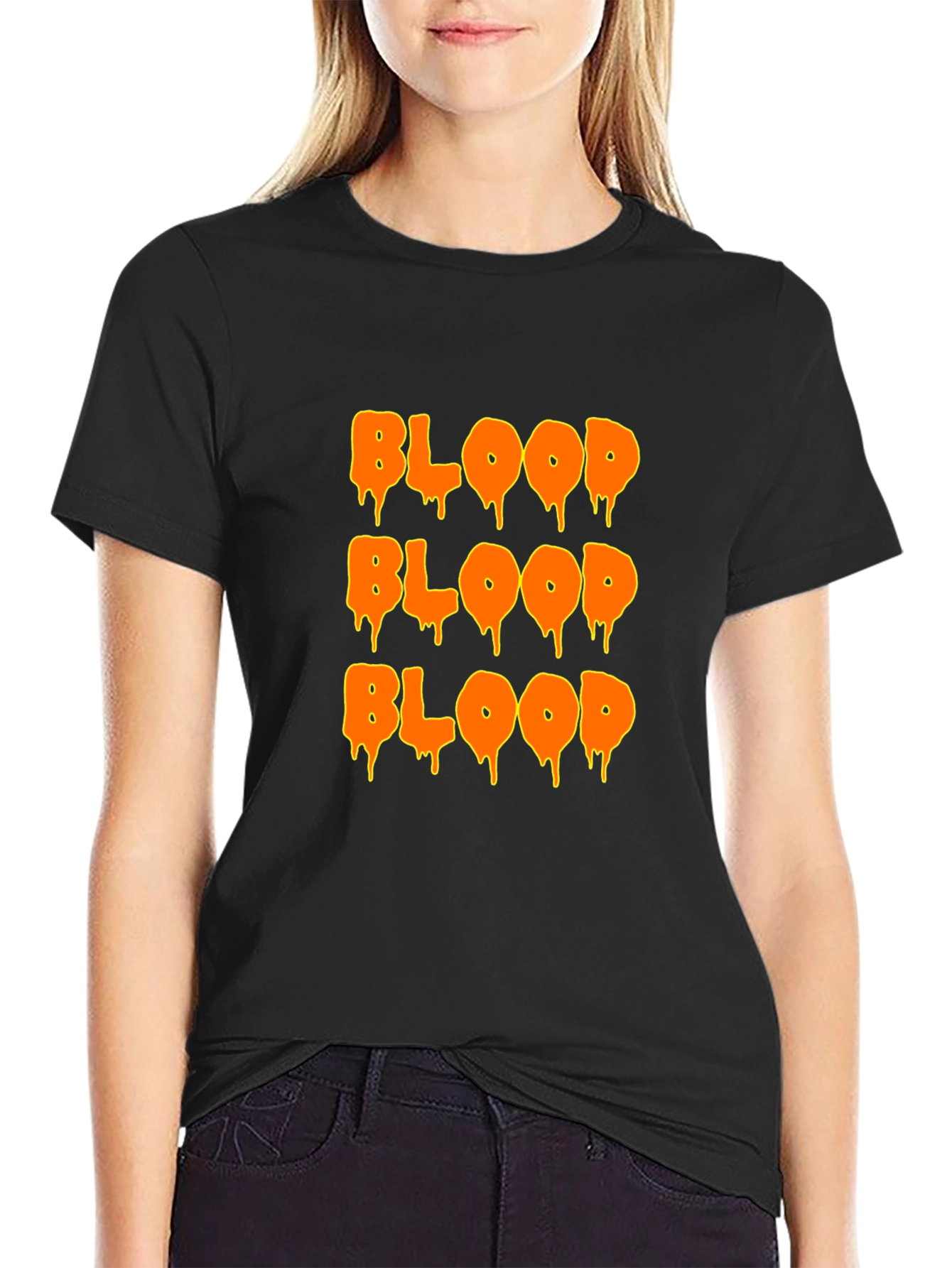 Dripping Blood T-Shirt - Edgy Graphic Tee