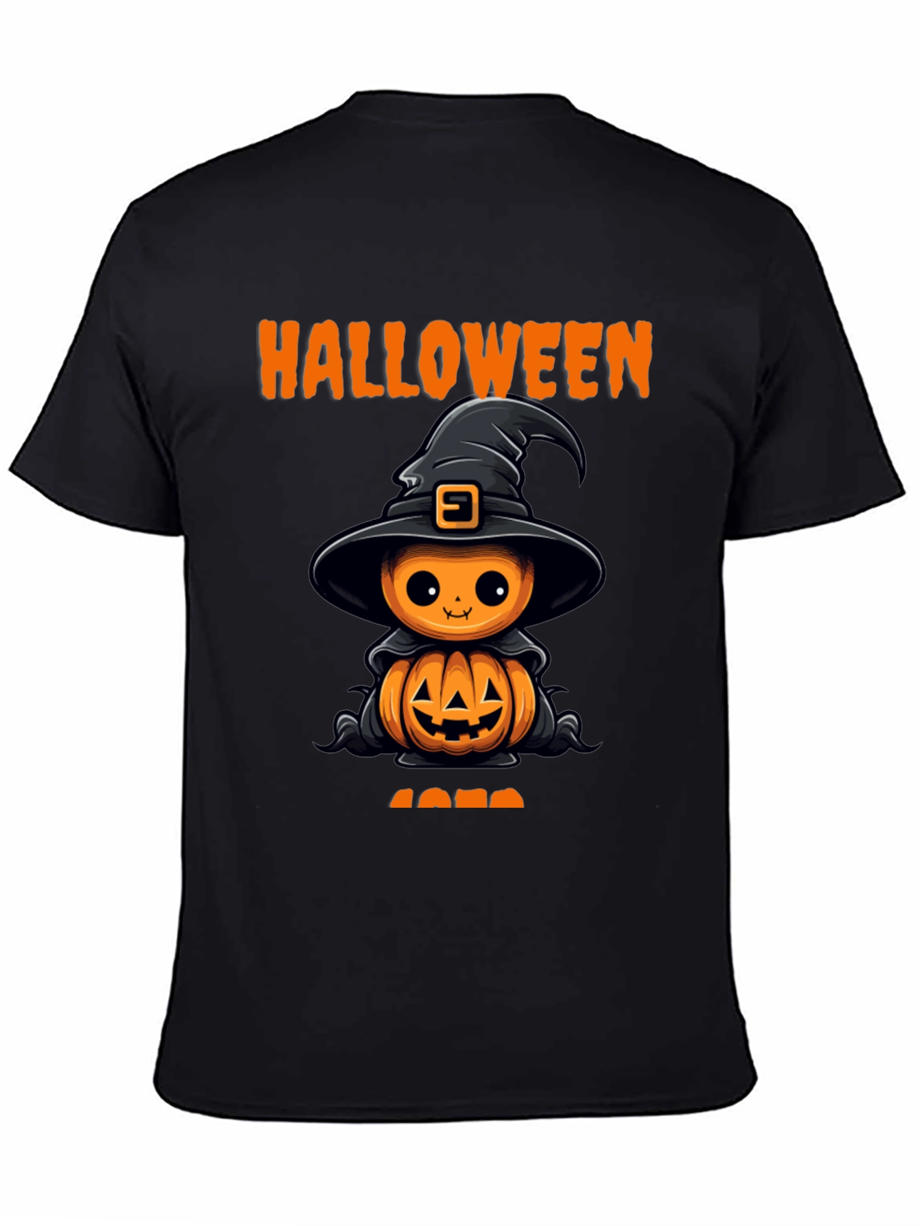 Halloween Pumpkin Witch T-Shirt - Cute Spooky Tee