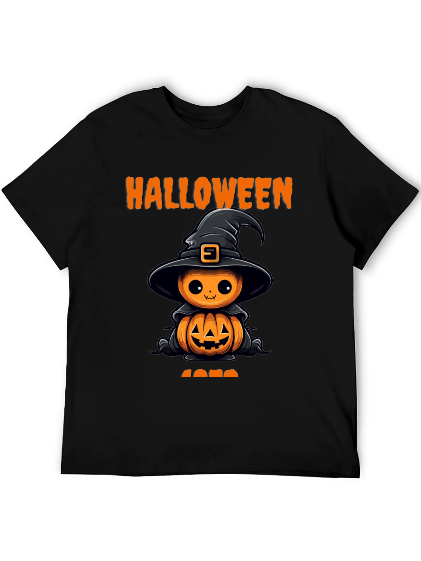Halloween Pumpkin Witch T-Shirt - Cute Spooky Tee