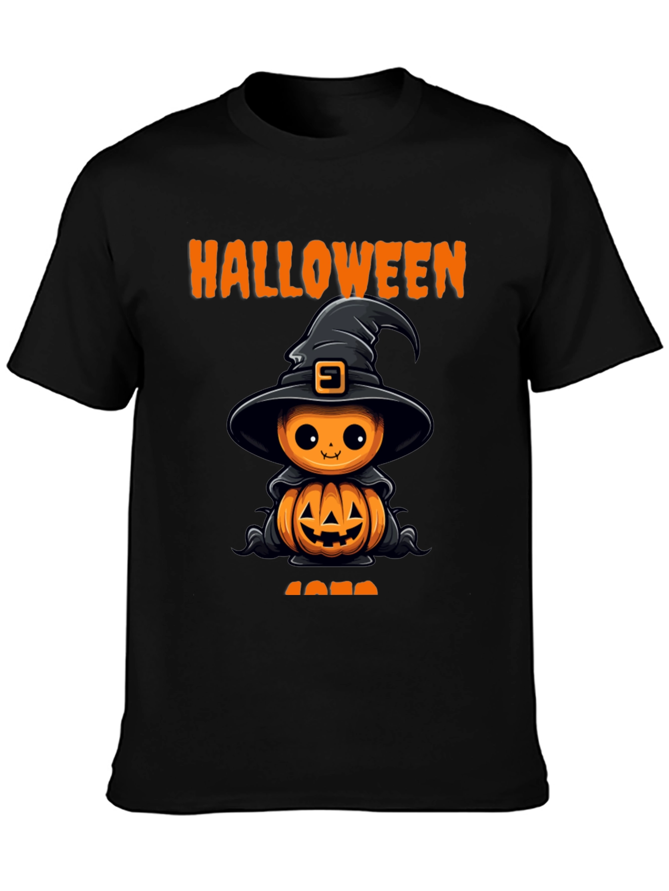 Halloween Pumpkin Witch T-Shirt - Cute Spooky Tee