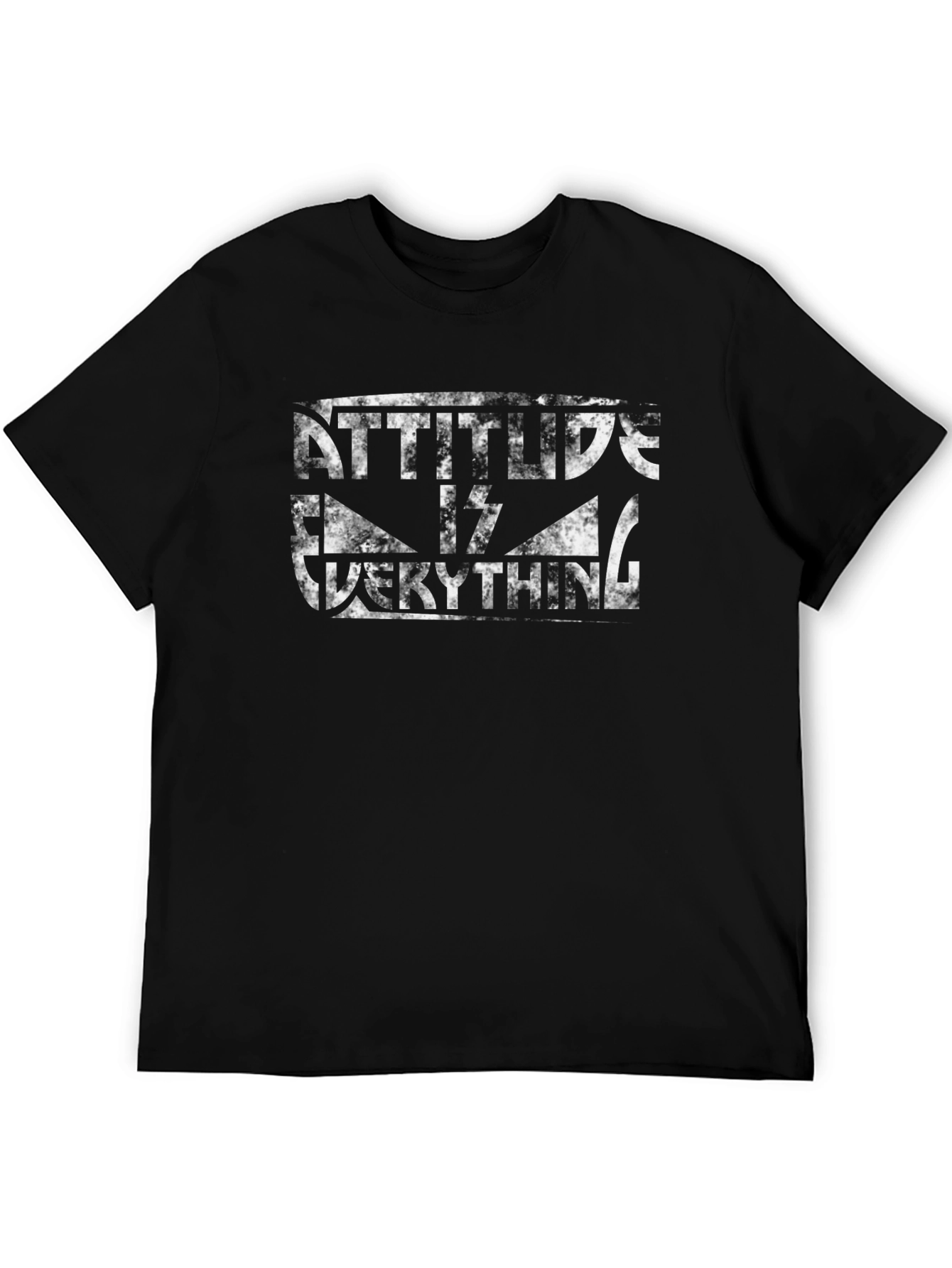 Attitude is Everything Graphic Tee - Black