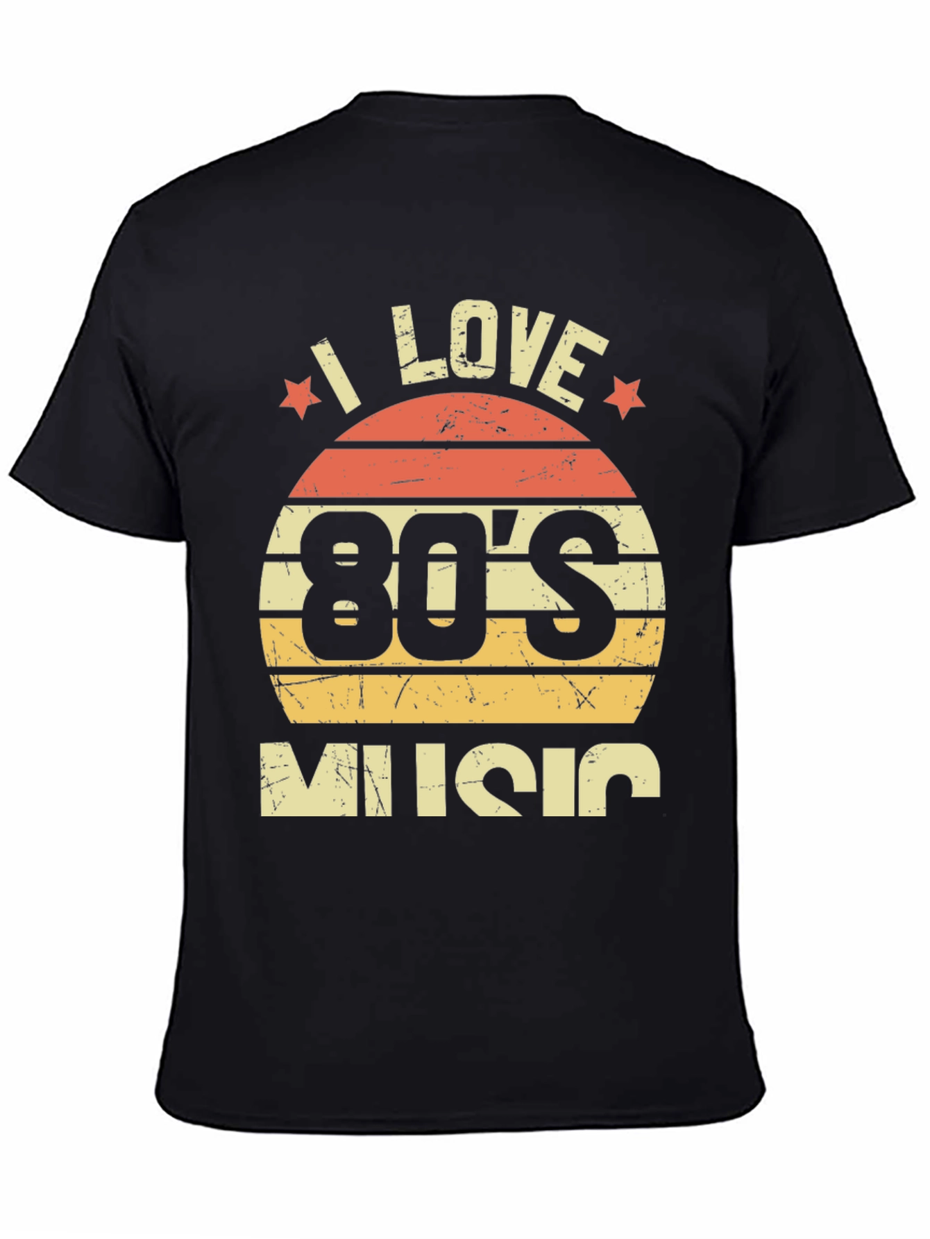 I Love 80s Music Retro T-Shirt